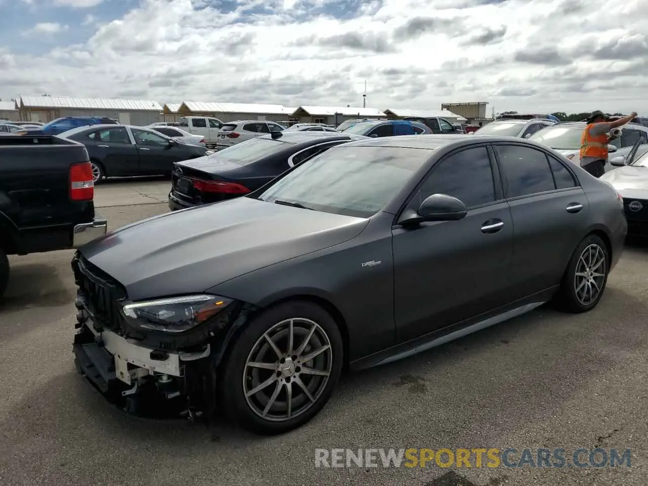 1 Photograph of a damaged car W1KAF8HB2RR183844 MERCEDES-BENZ C-CLASS 2024