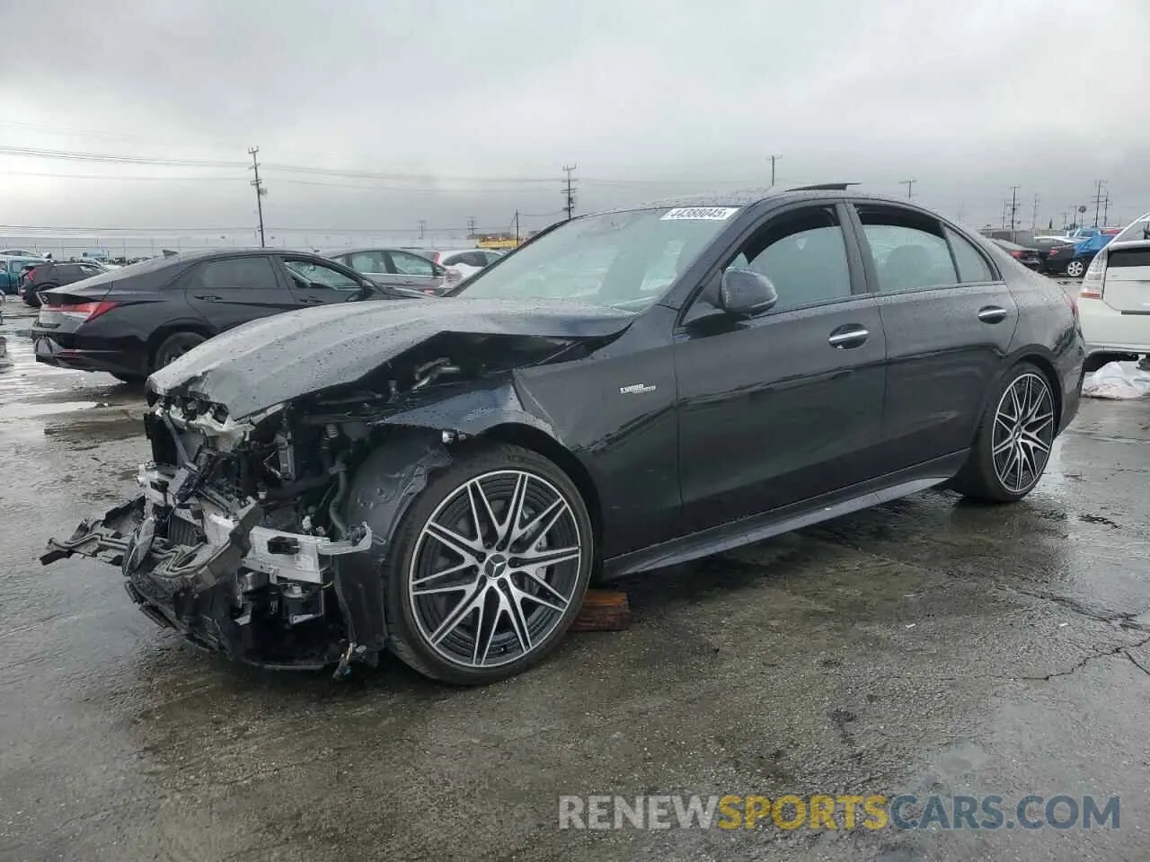 1 Photograph of a damaged car W1KAF8HB4RR227455 MERCEDES-BENZ C-CLASS 2024