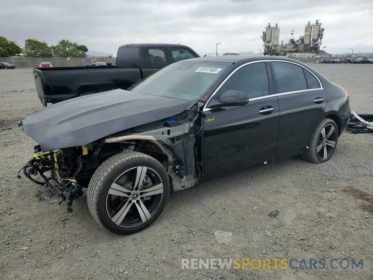 1 Photograph of a damaged car W1KAF4GB7SR249191 MERCEDES-BENZ C-CLASS 2025