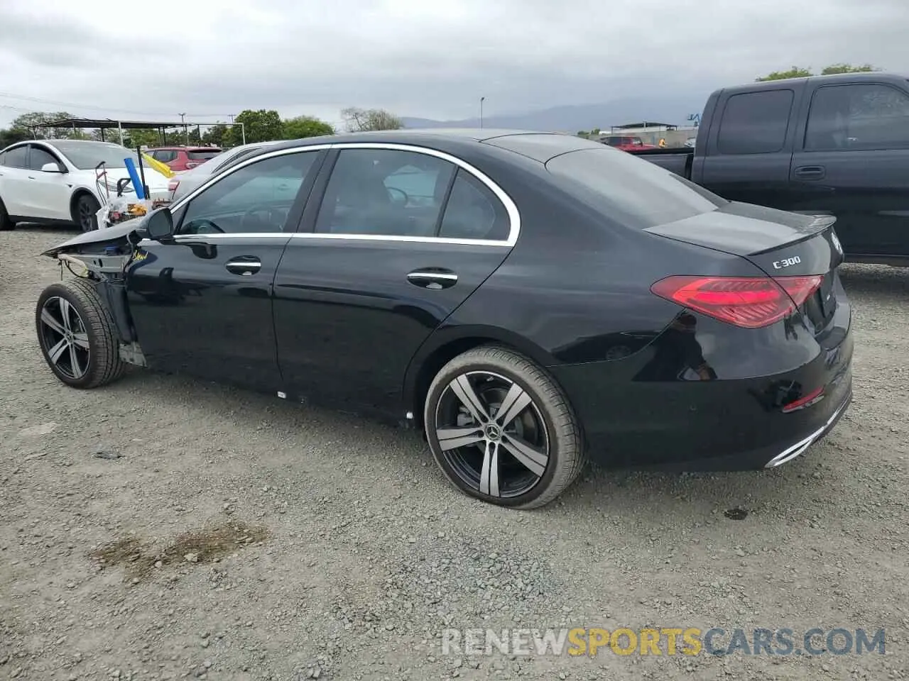 2 Photograph of a damaged car W1KAF4GB7SR249191 MERCEDES-BENZ C-CLASS 2025