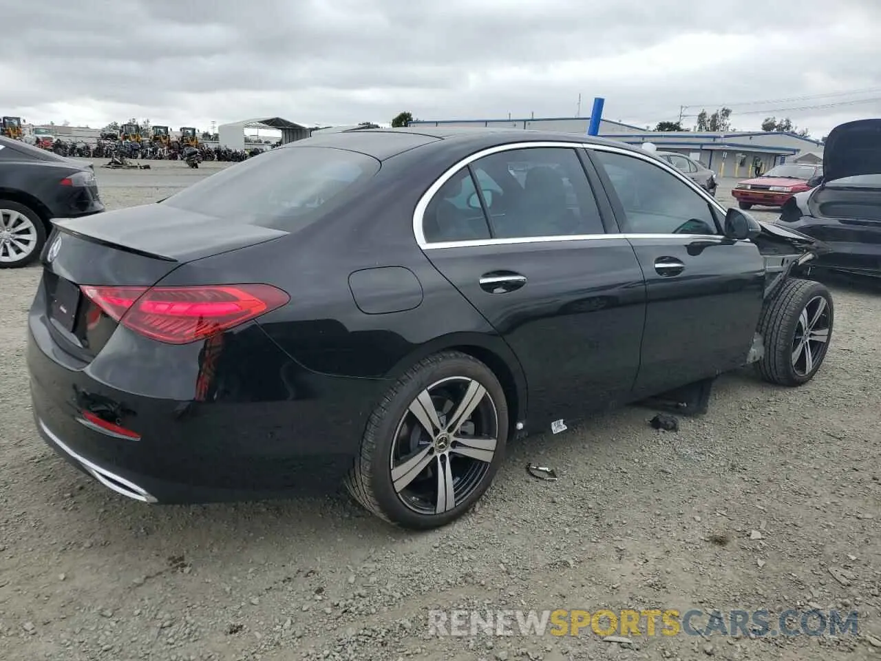3 Photograph of a damaged car W1KAF4GB7SR249191 MERCEDES-BENZ C-CLASS 2025