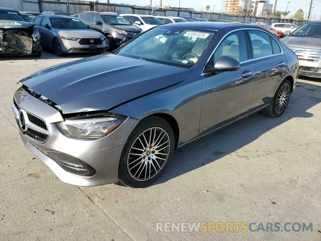 1 Photograph of a damaged car W1KAF4GB7SR251684 MERCEDES-BENZ C-CLASS 2025
