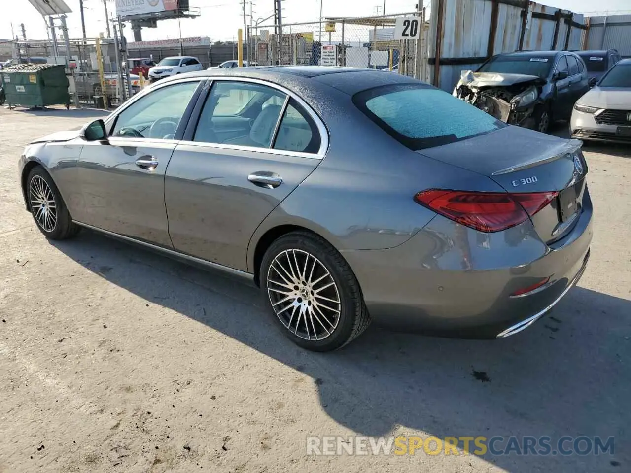 2 Photograph of a damaged car W1KAF4GB7SR251684 MERCEDES-BENZ C-CLASS 2025