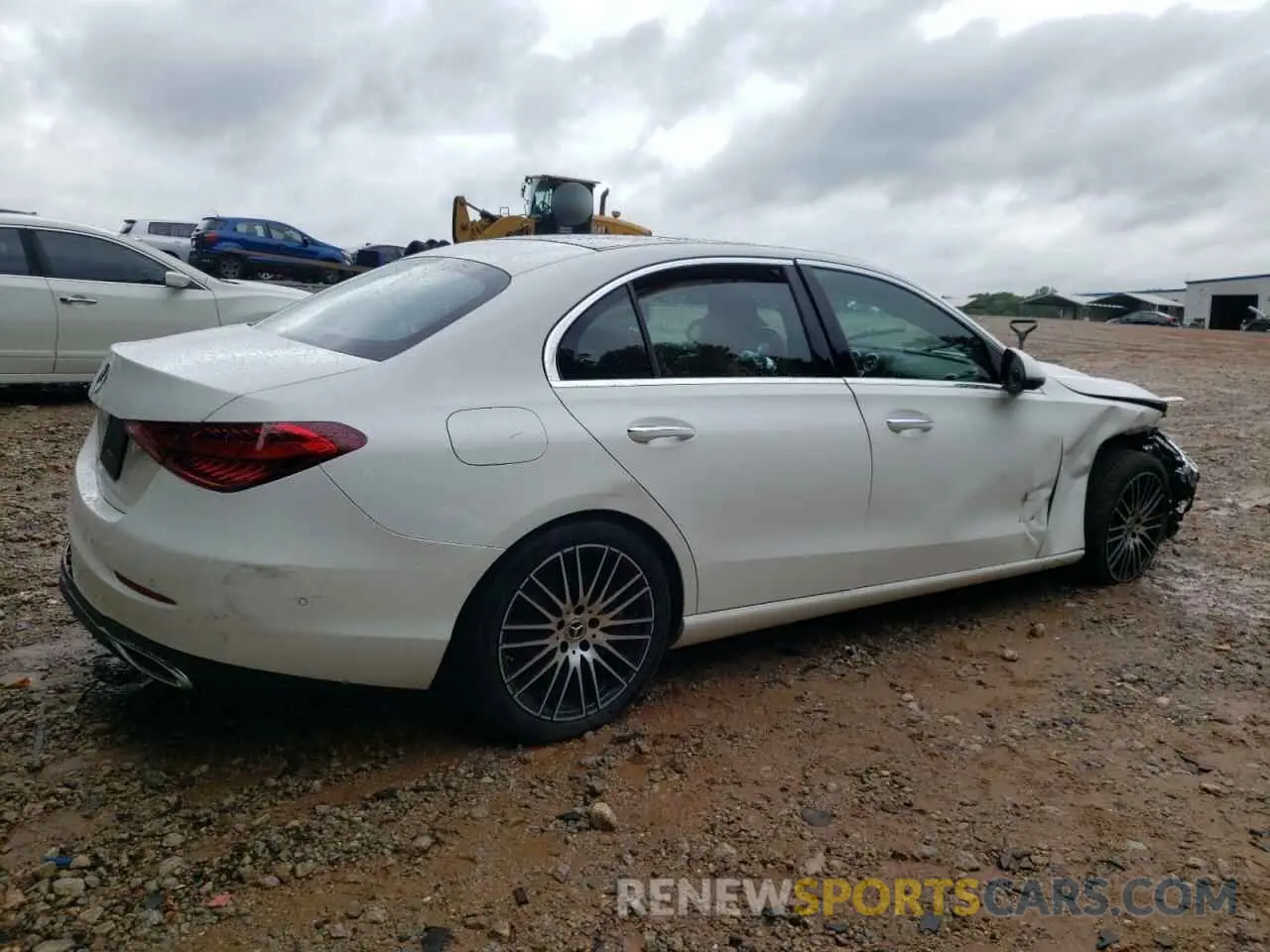 3 Photograph of a damaged car W1KAF4GB8SR240614 MERCEDES-BENZ C-CLASS 2025