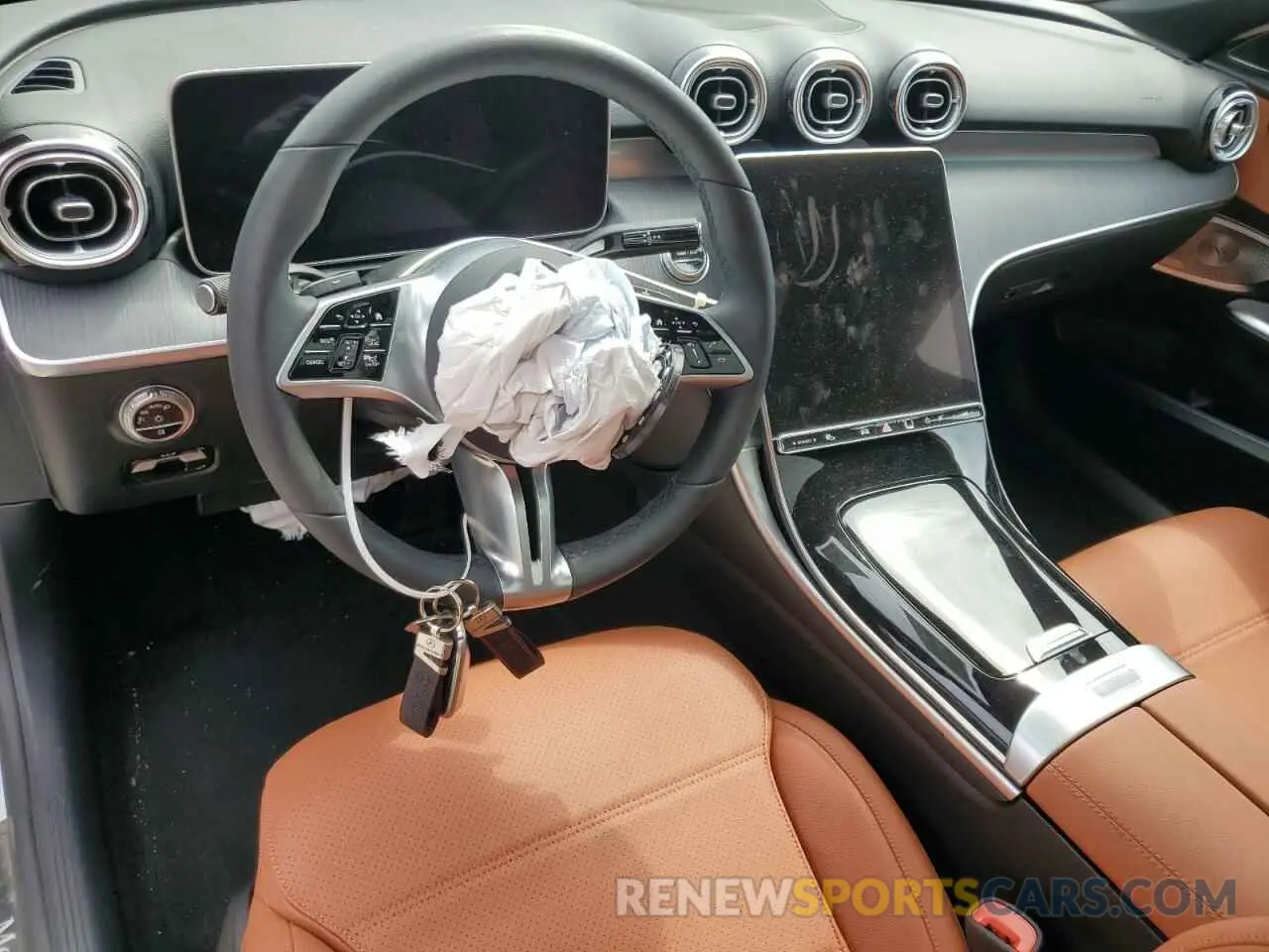 8 Photograph of a damaged car W1KAF4GB8SR240614 MERCEDES-BENZ C-CLASS 2025