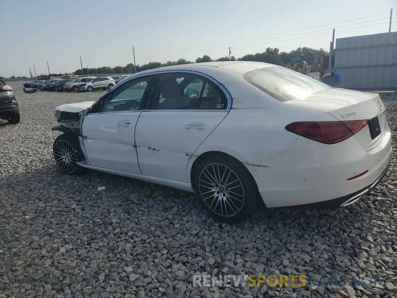 2 Photograph of a damaged car W1KAF4GBXSR238136 MERCEDES-BENZ C-CLASS 2025