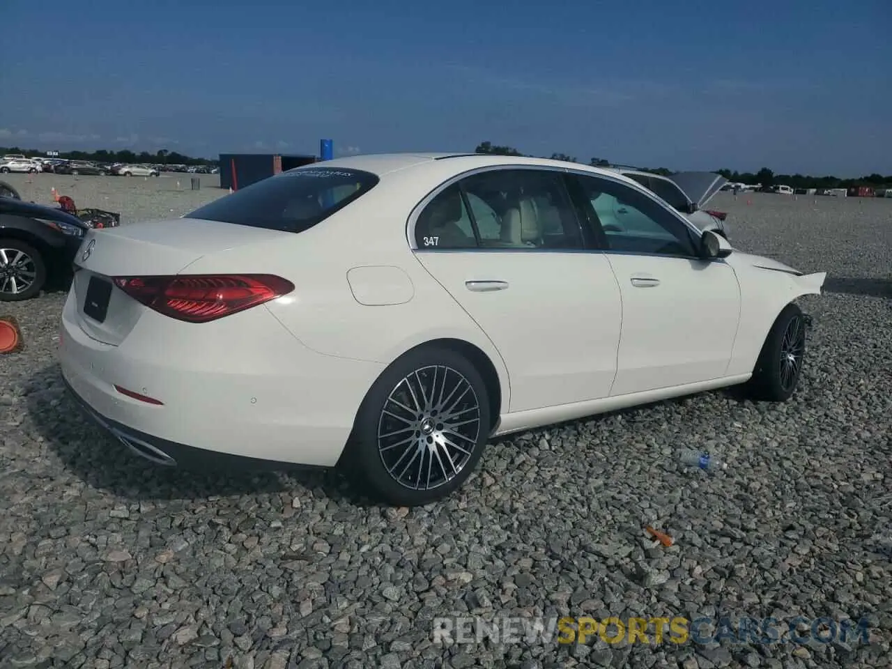 3 Photograph of a damaged car W1KAF4GBXSR238136 MERCEDES-BENZ C-CLASS 2025