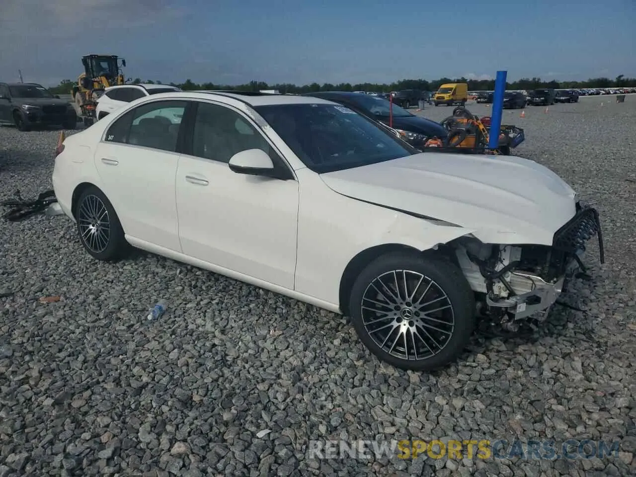 4 Photograph of a damaged car W1KAF4GBXSR238136 MERCEDES-BENZ C-CLASS 2025