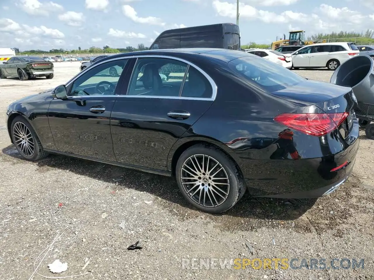 2 Photograph of a damaged car W1KAF4GBXSR240873 MERCEDES-BENZ C-CLASS 2025