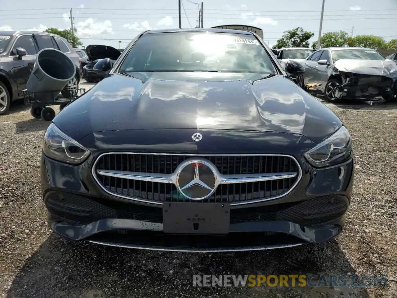 5 Photograph of a damaged car W1KAF4GBXSR240873 MERCEDES-BENZ C-CLASS 2025