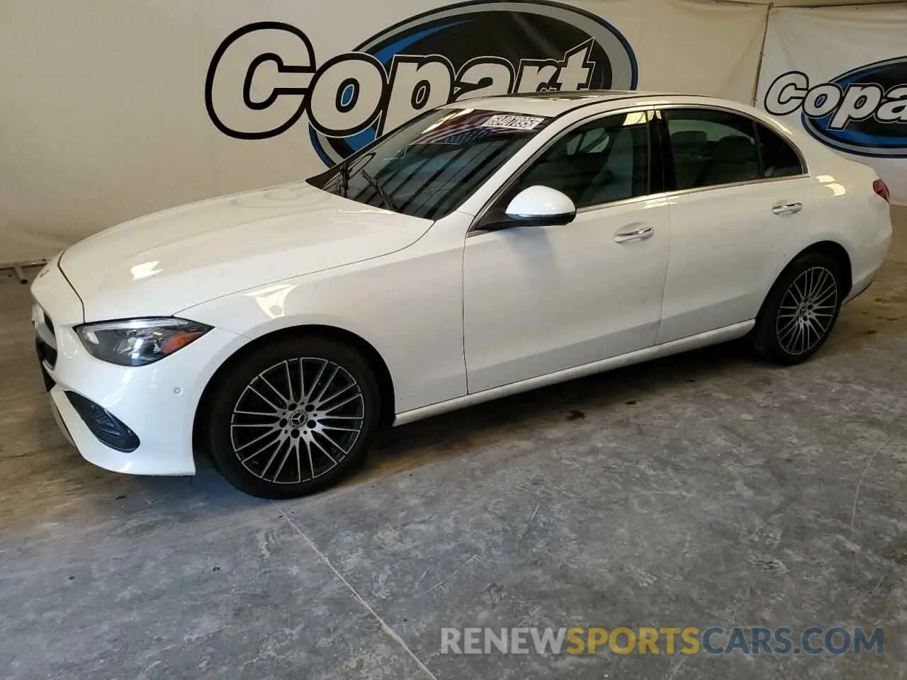 1 Photograph of a damaged car W1KAF4HB0SR247698 MERCEDES-BENZ C-CLASS 2025