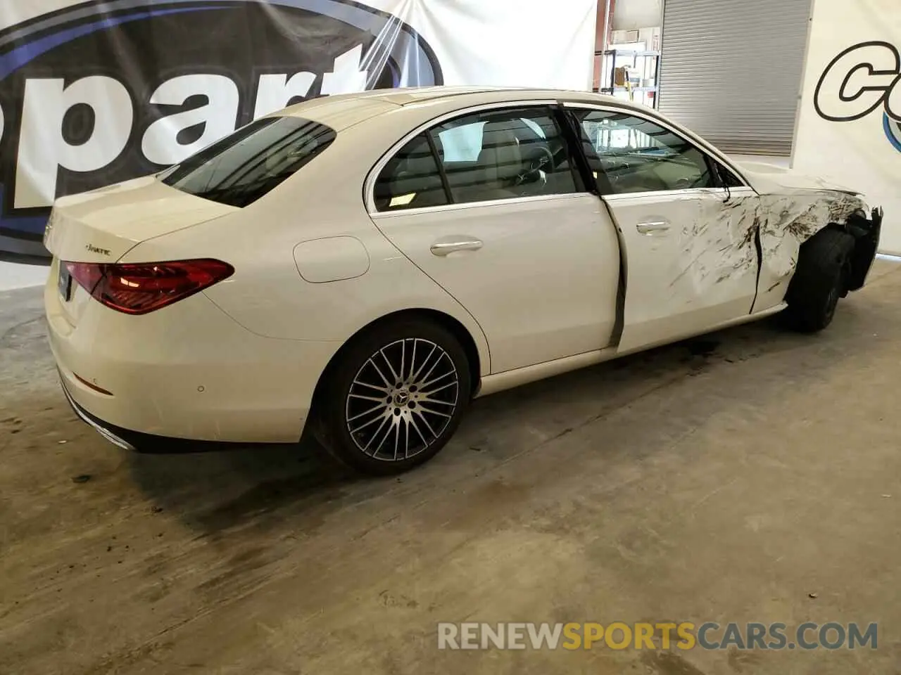 3 Photograph of a damaged car W1KAF4HB0SR247698 MERCEDES-BENZ C-CLASS 2025