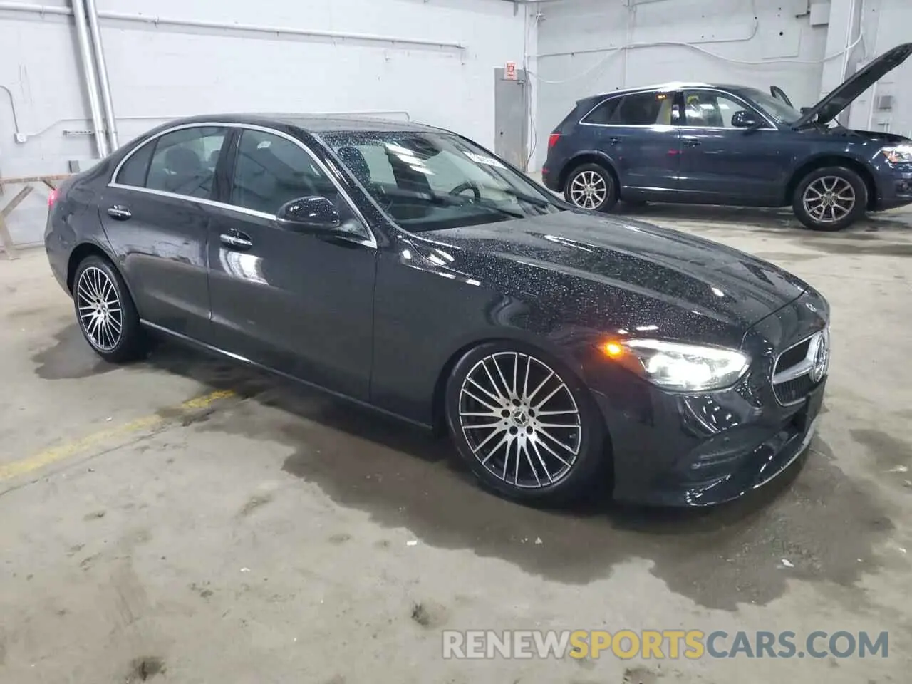 4 Photograph of a damaged car W1KAF4HB1SR249492 MERCEDES-BENZ C-CLASS 2025