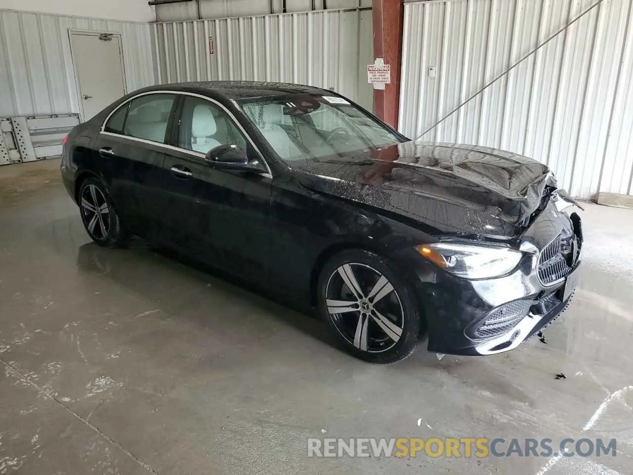4 Photograph of a damaged car W1KAF4HB5SR251004 MERCEDES-BENZ C-CLASS 2025