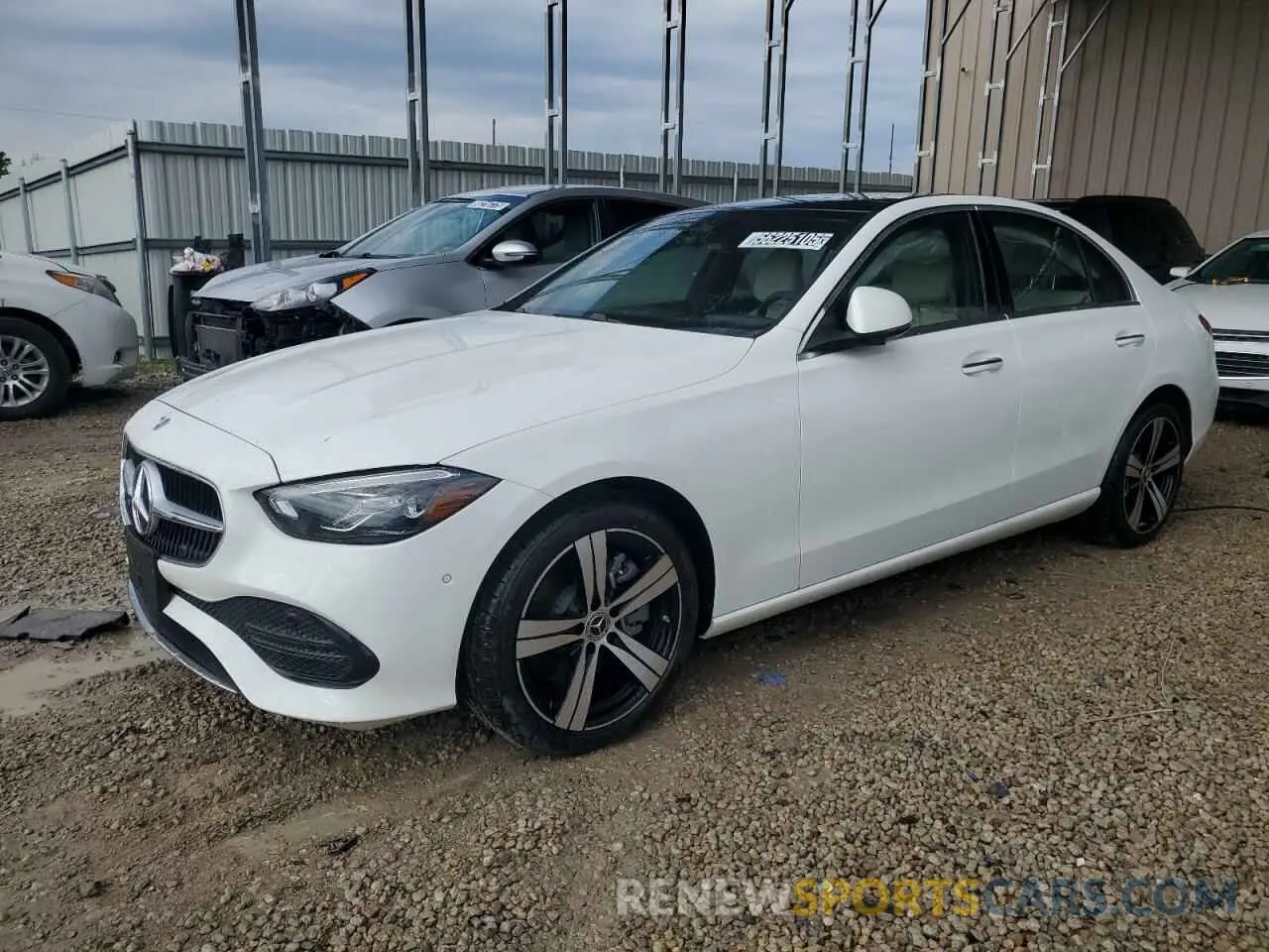 1 Photograph of a damaged car W1KAF4HB7SR250968 MERCEDES-BENZ C-CLASS 2025