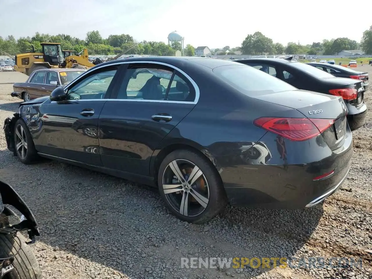 2 Photograph of a damaged car W1KAF4HB9SR249921 MERCEDES-BENZ C-CLASS 2025