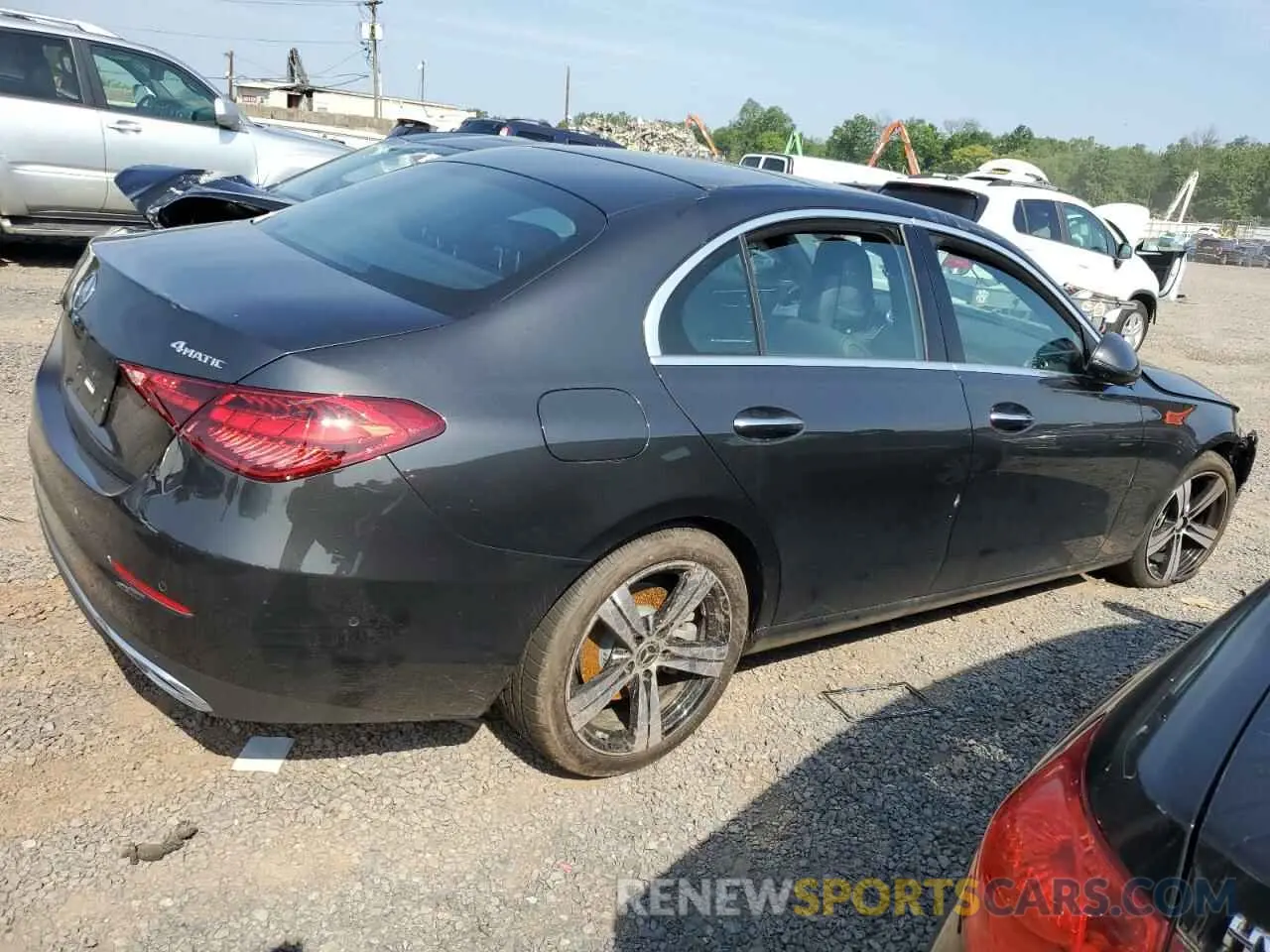 3 Photograph of a damaged car W1KAF4HB9SR249921 MERCEDES-BENZ C-CLASS 2025