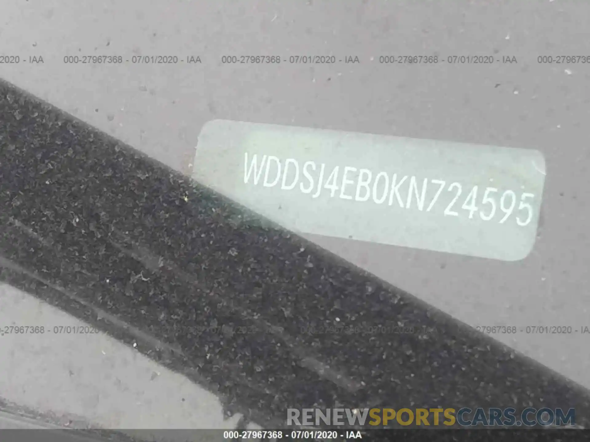 9 Photograph of a damaged car WDDSJ4EB0KN724595 MERCEDES-BENZ CLA 2019