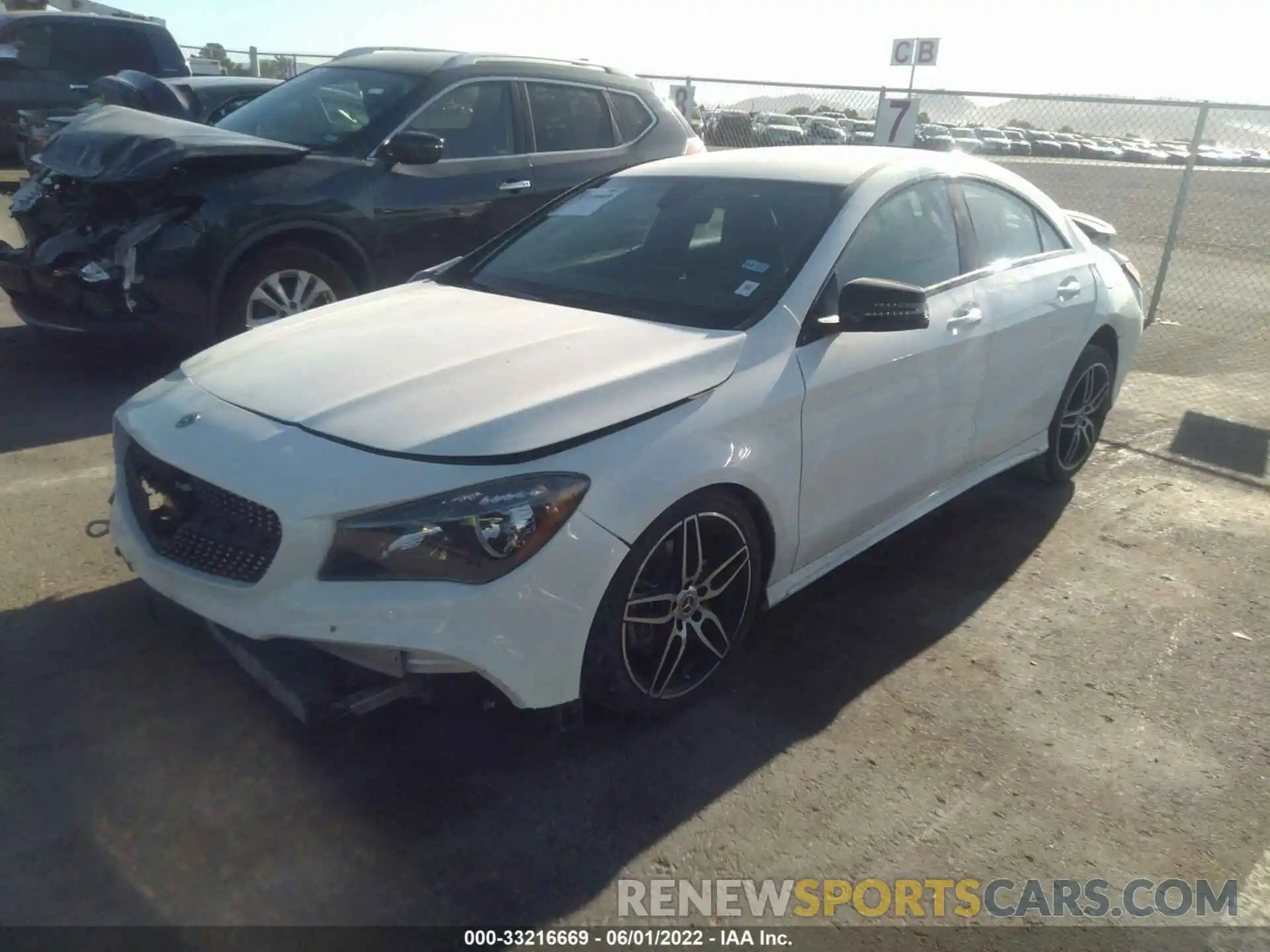 2 Photograph of a damaged car WDDSJ4EB4KN709386 MERCEDES-BENZ CLA 2019