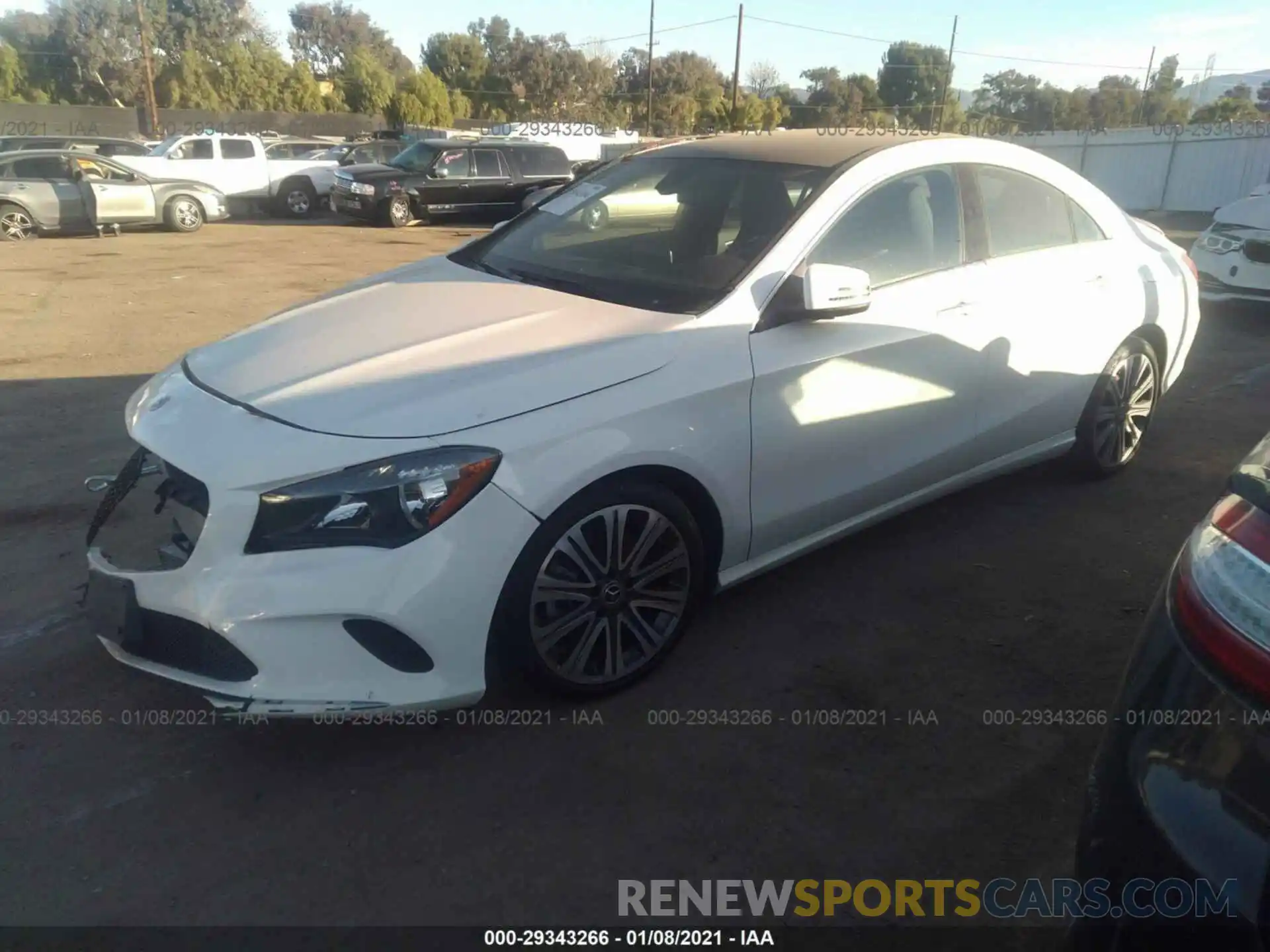 2 Photograph of a damaged car WDDSJ4EB4KN714541 MERCEDES-BENZ CLA 2019