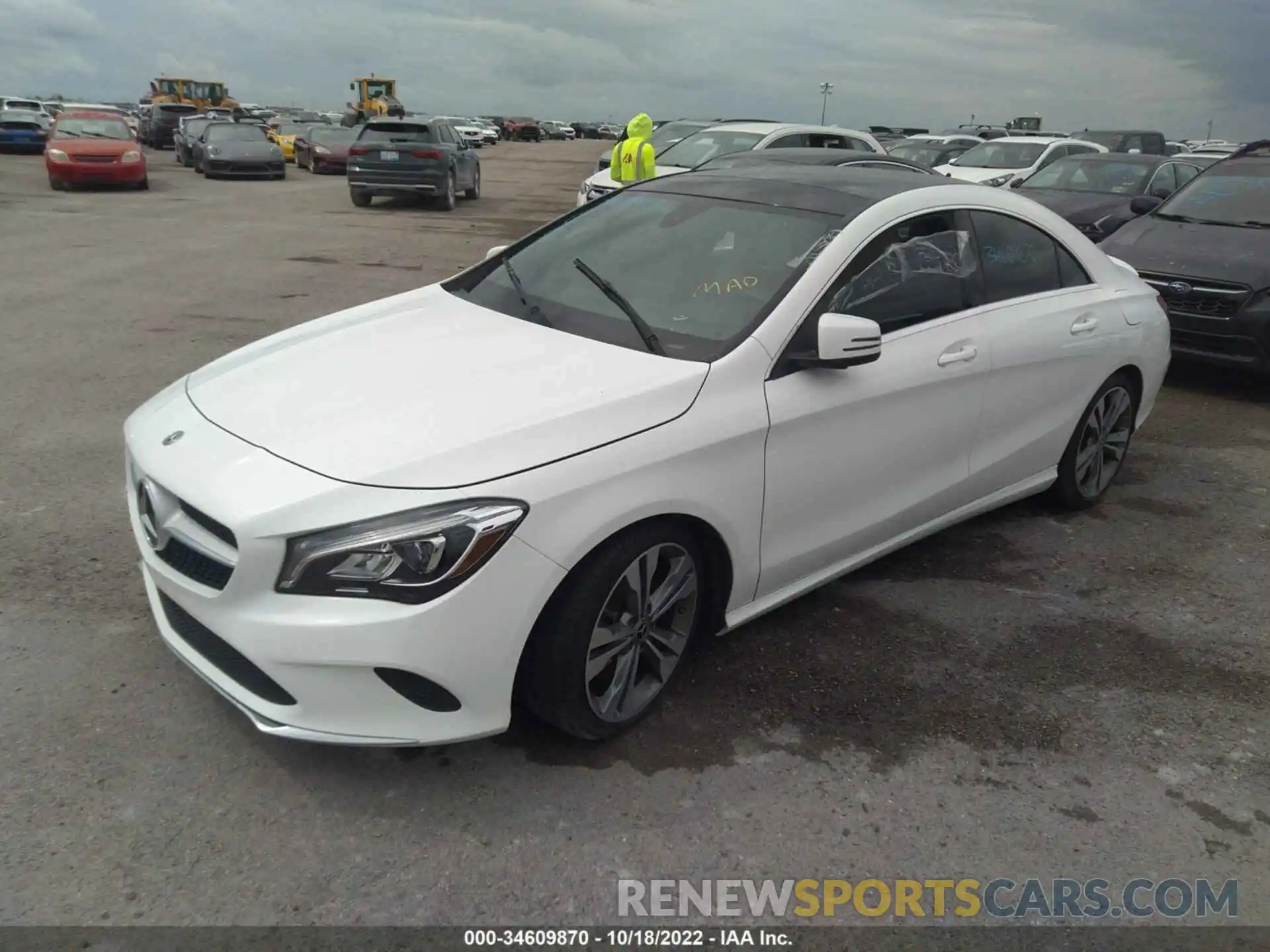 2 Photograph of a damaged car WDDSJ4EB4KN719268 MERCEDES-BENZ CLA 2019