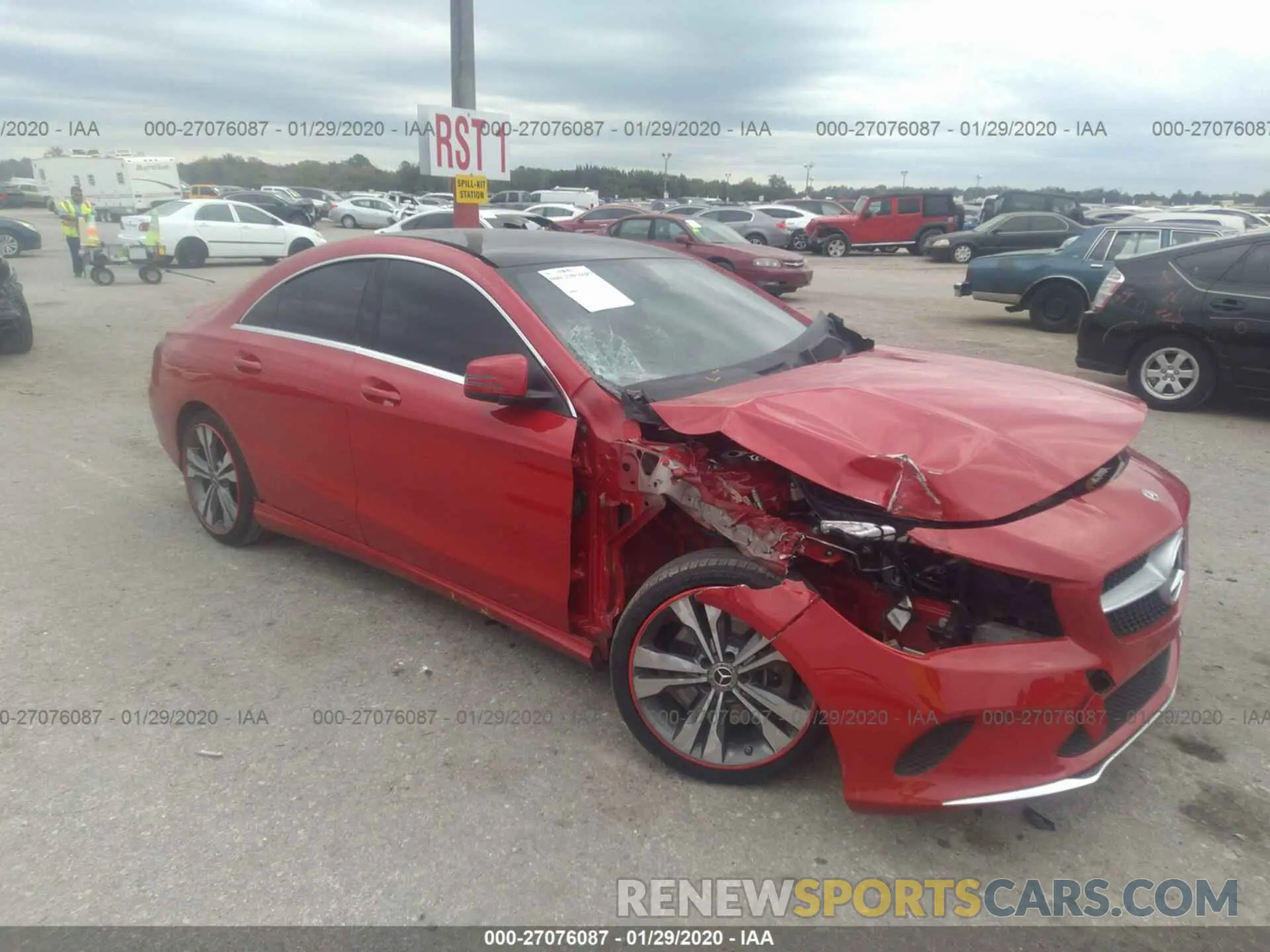 1 Photograph of a damaged car WDDSJ4EB5KN708585 MERCEDES-BENZ CLA 2019