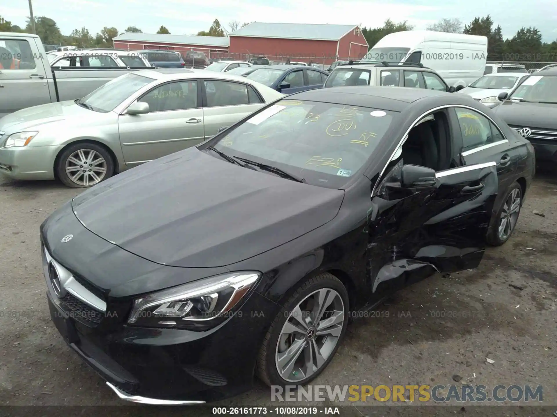 2 Photograph of a damaged car WDDSJ4EB5KN717643 MERCEDES-BENZ CLA 2019