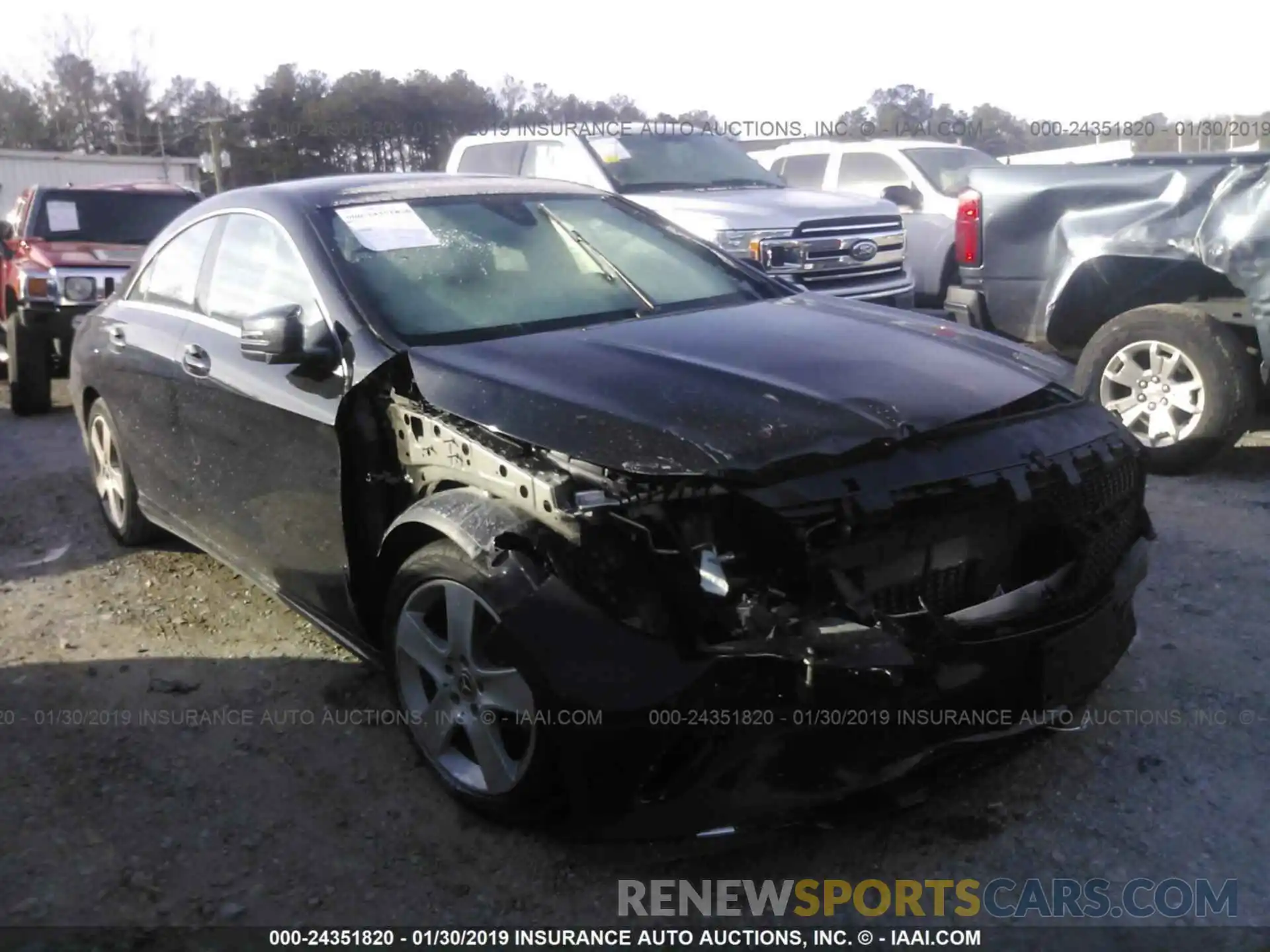 1 Photograph of a damaged car WDDSJ4EB5KN738475 MERCEDES-BENZ CLA 2019