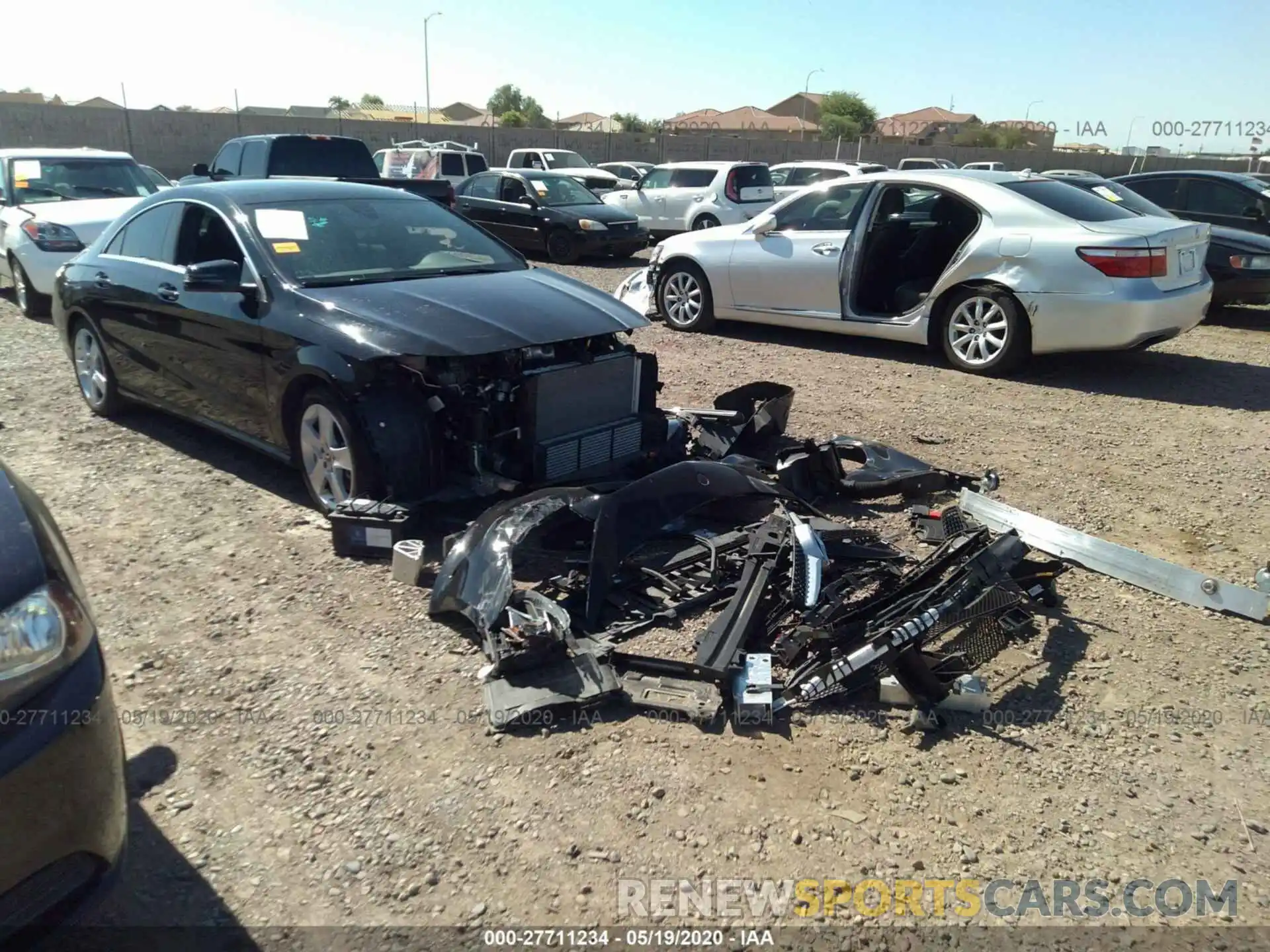 1 Photograph of a damaged car WDDSJ4EB6KN727159 MERCEDES-BENZ CLA 2019