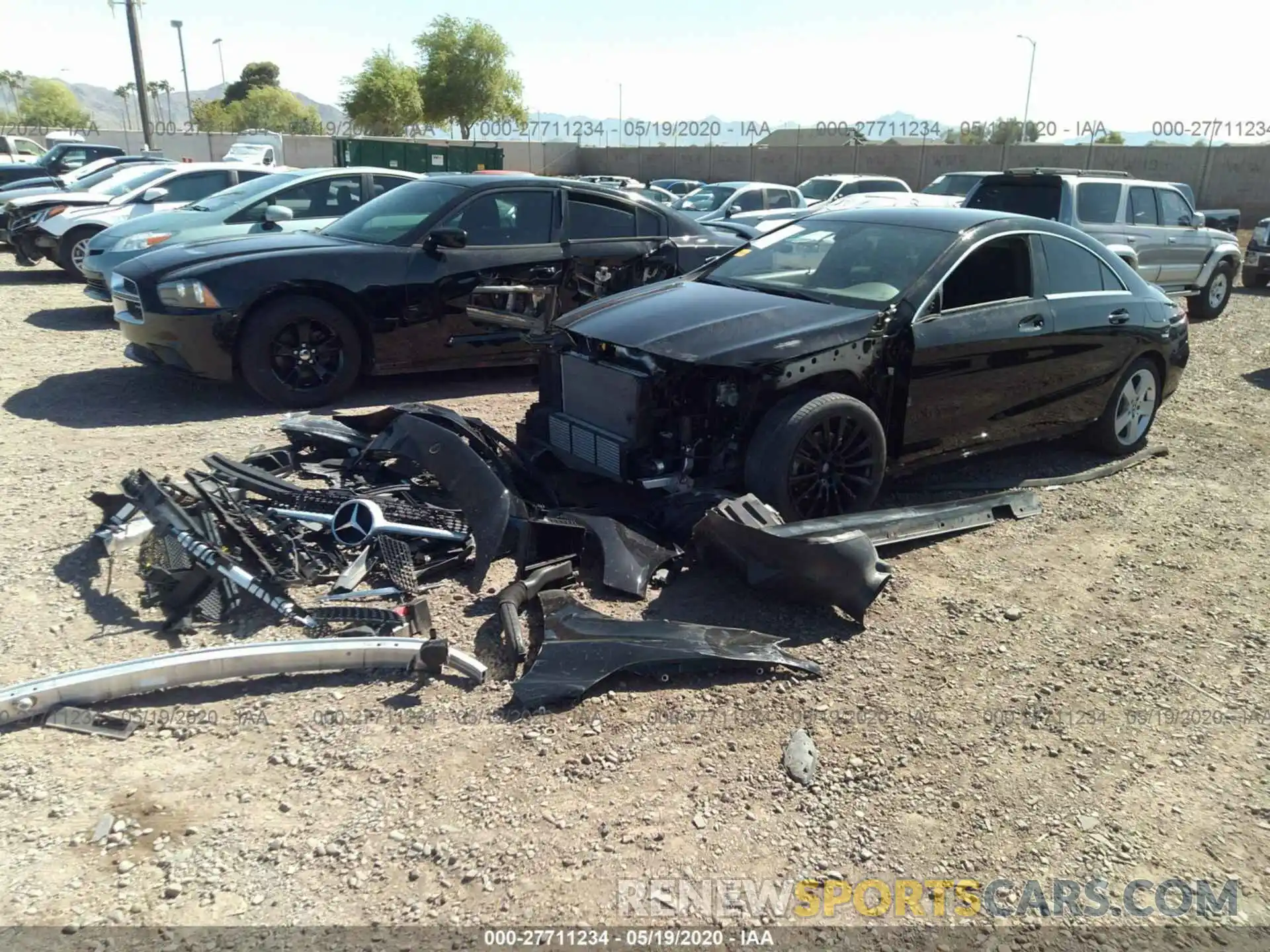 2 Photograph of a damaged car WDDSJ4EB6KN727159 MERCEDES-BENZ CLA 2019