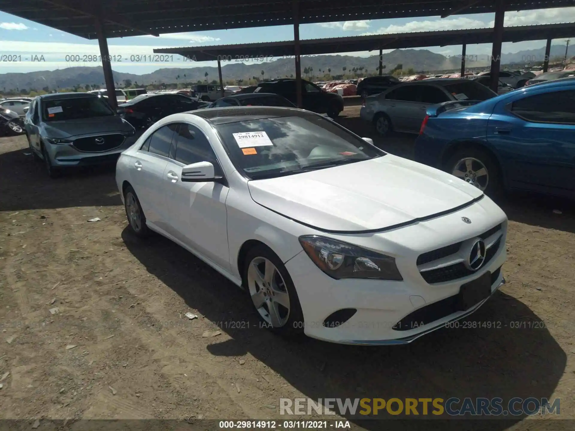 1 Photograph of a damaged car WDDSJ4EB6KN734807 MERCEDES-BENZ CLA 2019