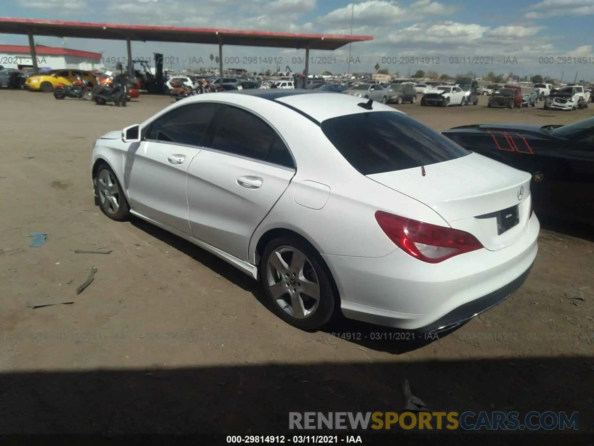 3 Photograph of a damaged car WDDSJ4EB6KN734807 MERCEDES-BENZ CLA 2019