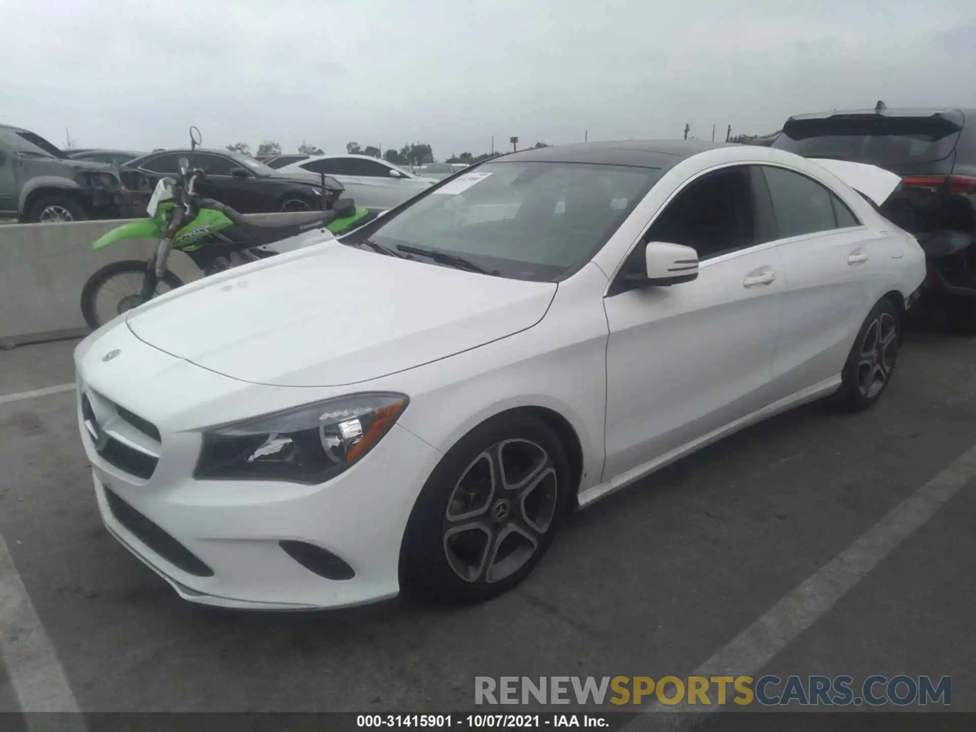 2 Photograph of a damaged car WDDSJ4EB6KN739828 MERCEDES-BENZ CLA 2019