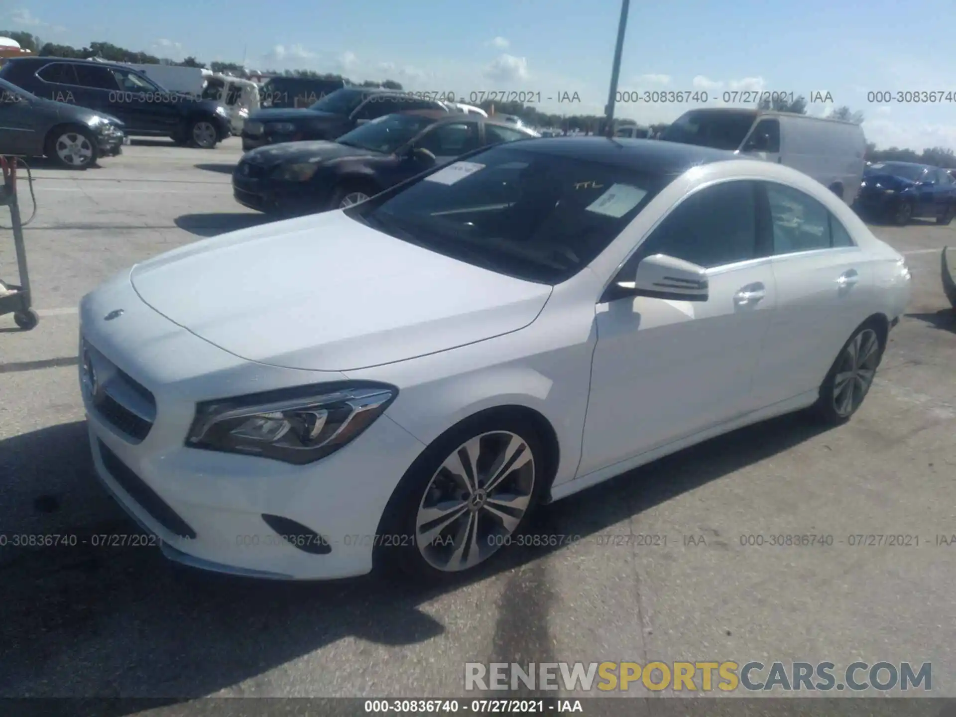 2 Photograph of a damaged car WDDSJ4EB6KN740199 MERCEDES-BENZ CLA 2019