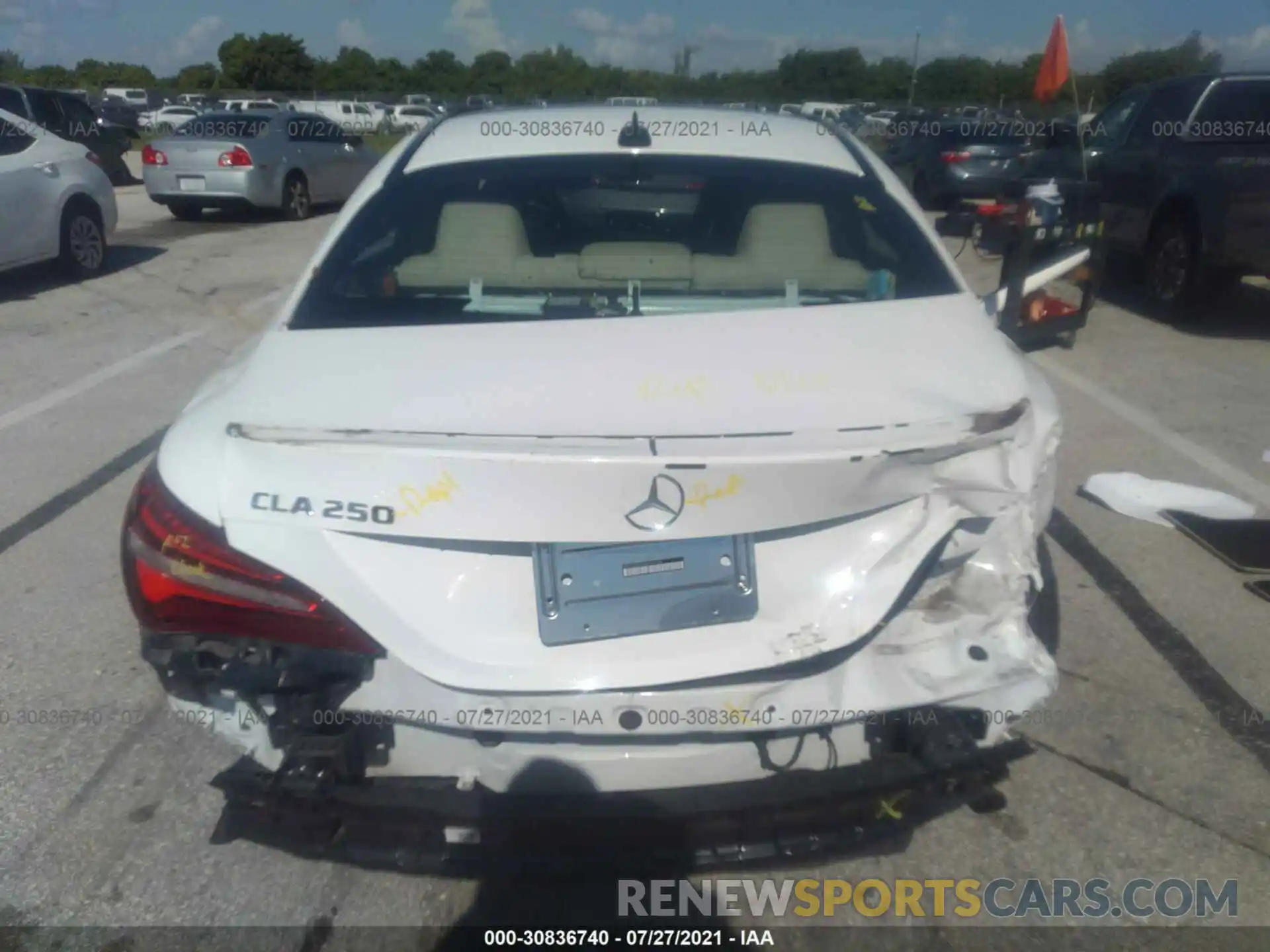 6 Photograph of a damaged car WDDSJ4EB6KN740199 MERCEDES-BENZ CLA 2019