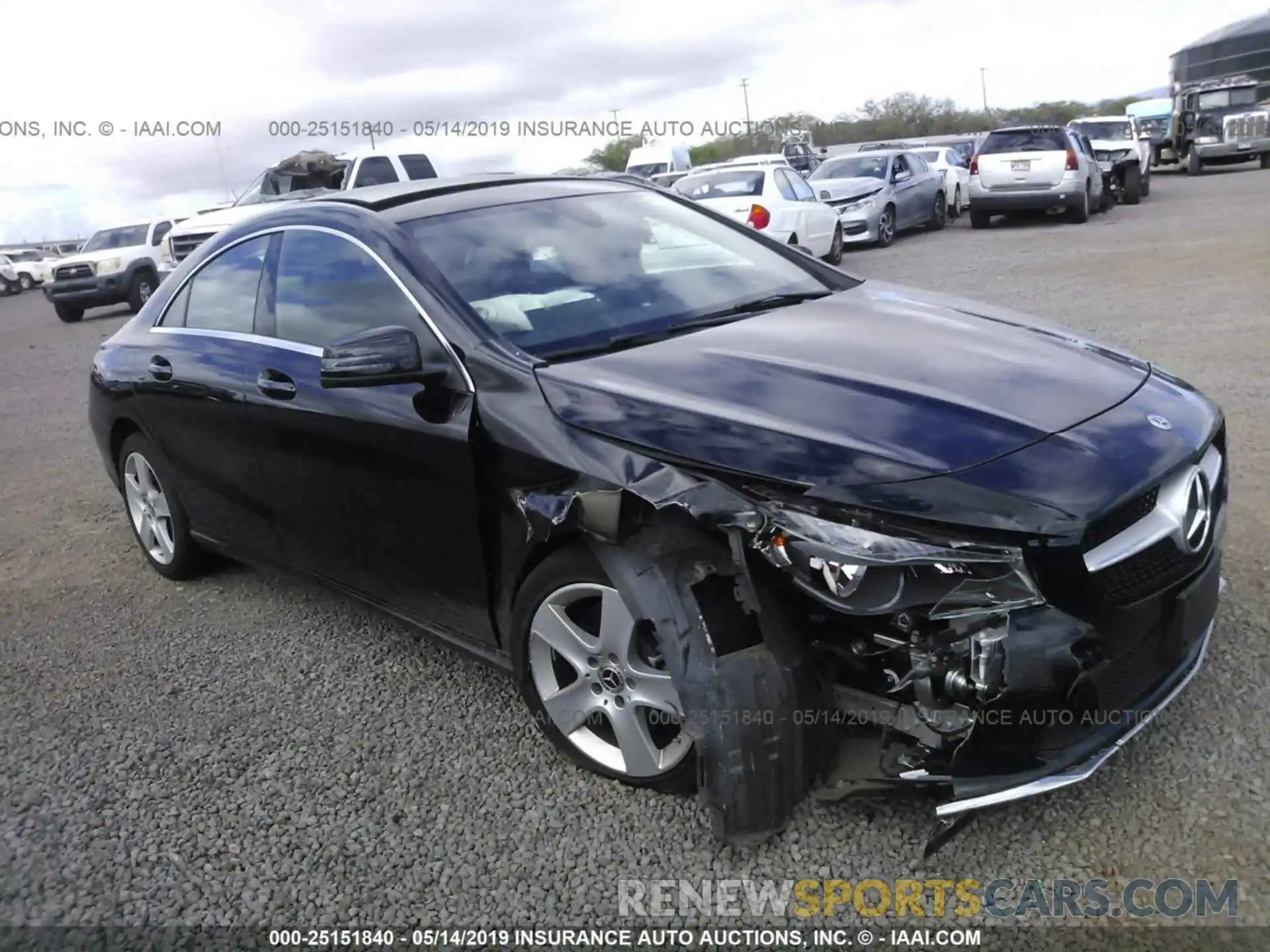 1 Photograph of a damaged car WDDSJ4EB6KN741059 MERCEDES-BENZ CLA 2019