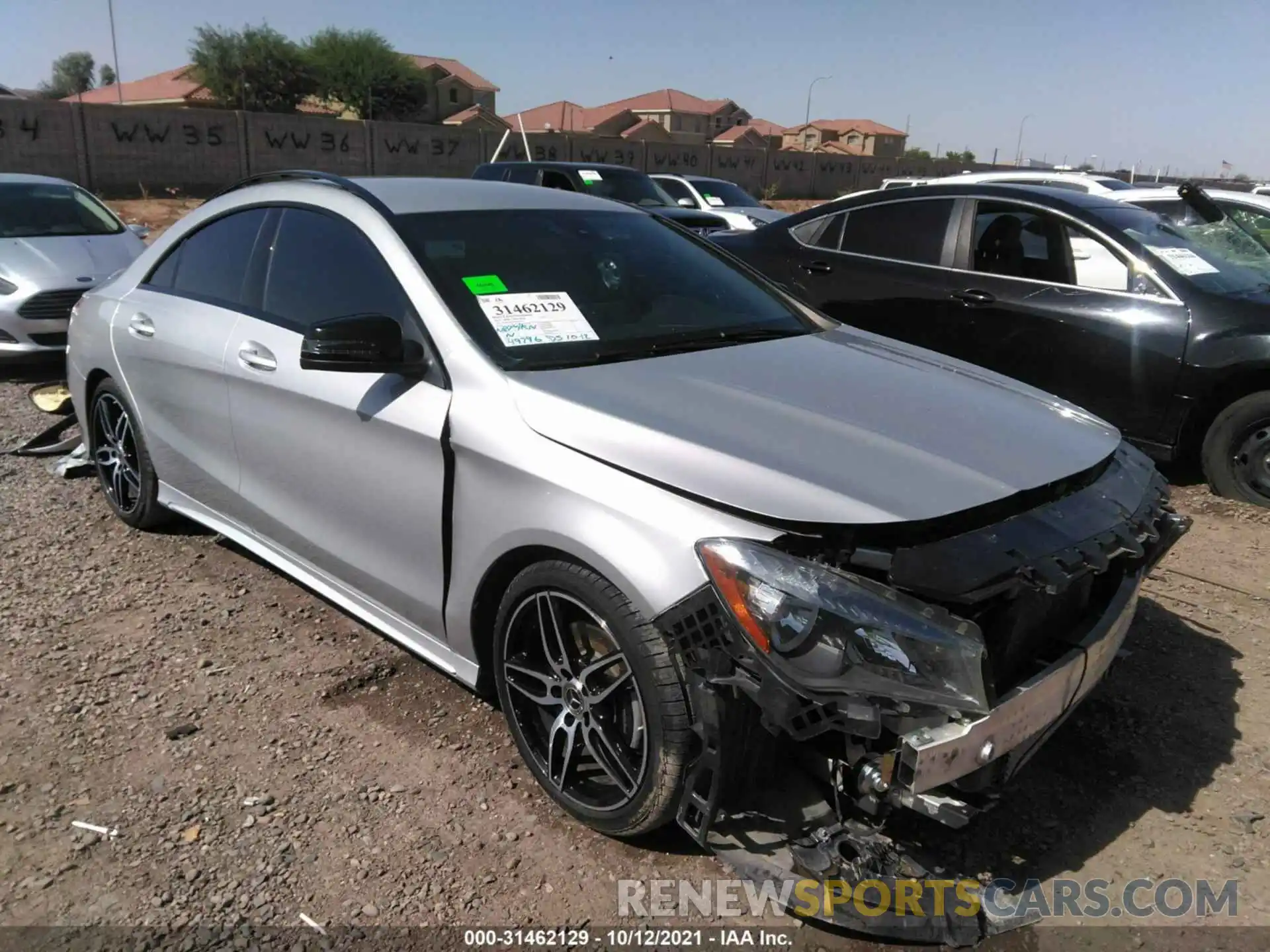 1 Photograph of a damaged car WDDSJ4EB6KN744706 MERCEDES-BENZ CLA 2019