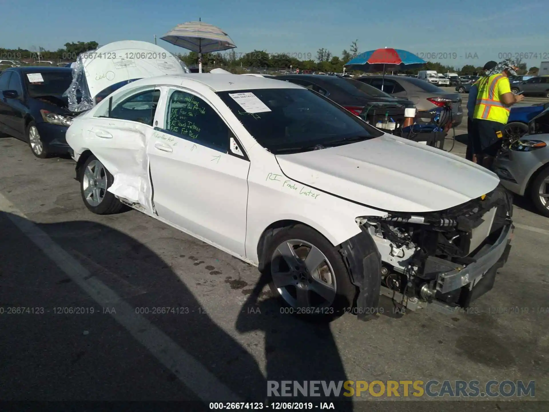 1 Photograph of a damaged car WDDSJ4EB8KN700898 MERCEDES-BENZ CLA 2019