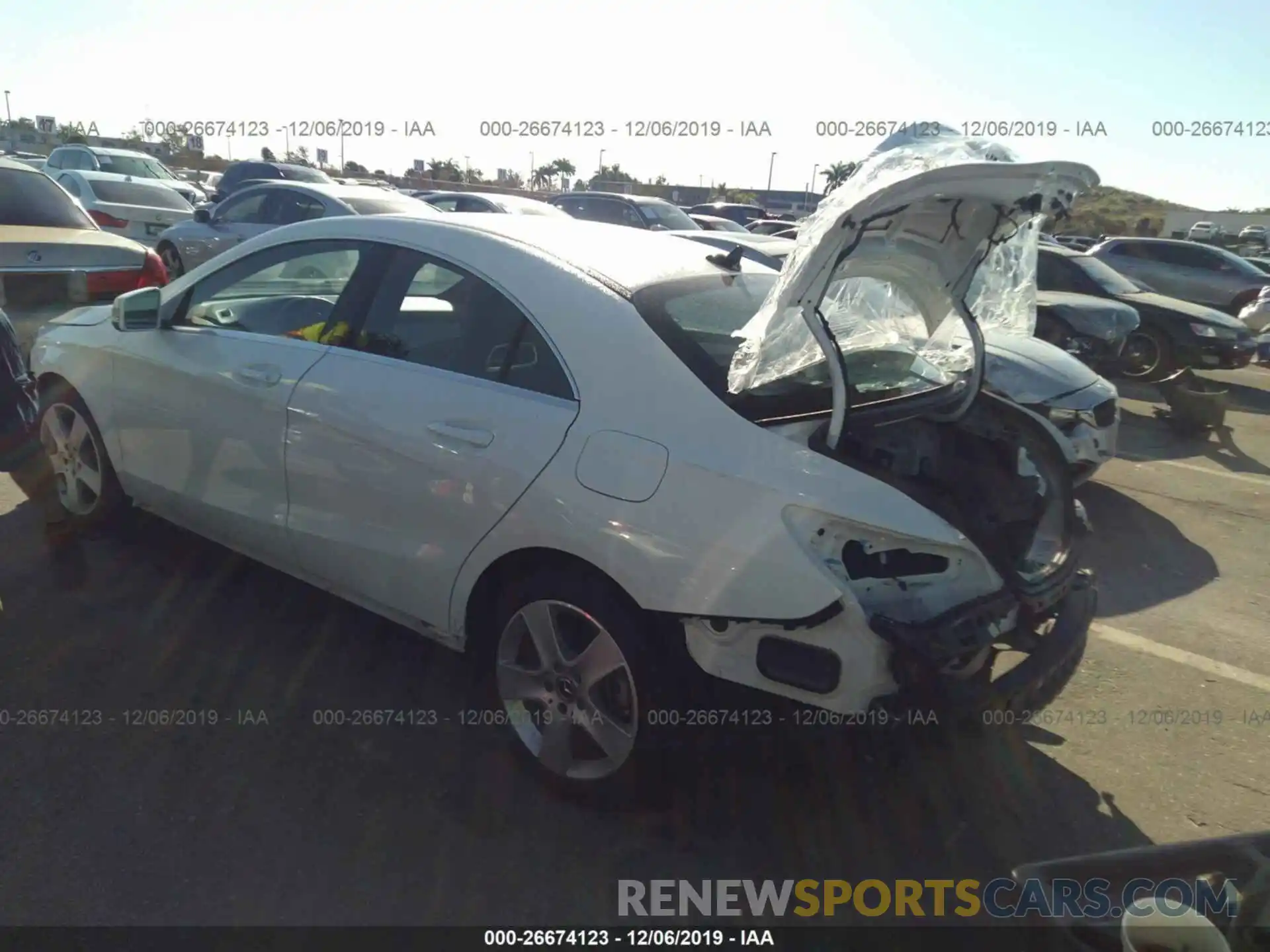 3 Photograph of a damaged car WDDSJ4EB8KN700898 MERCEDES-BENZ CLA 2019