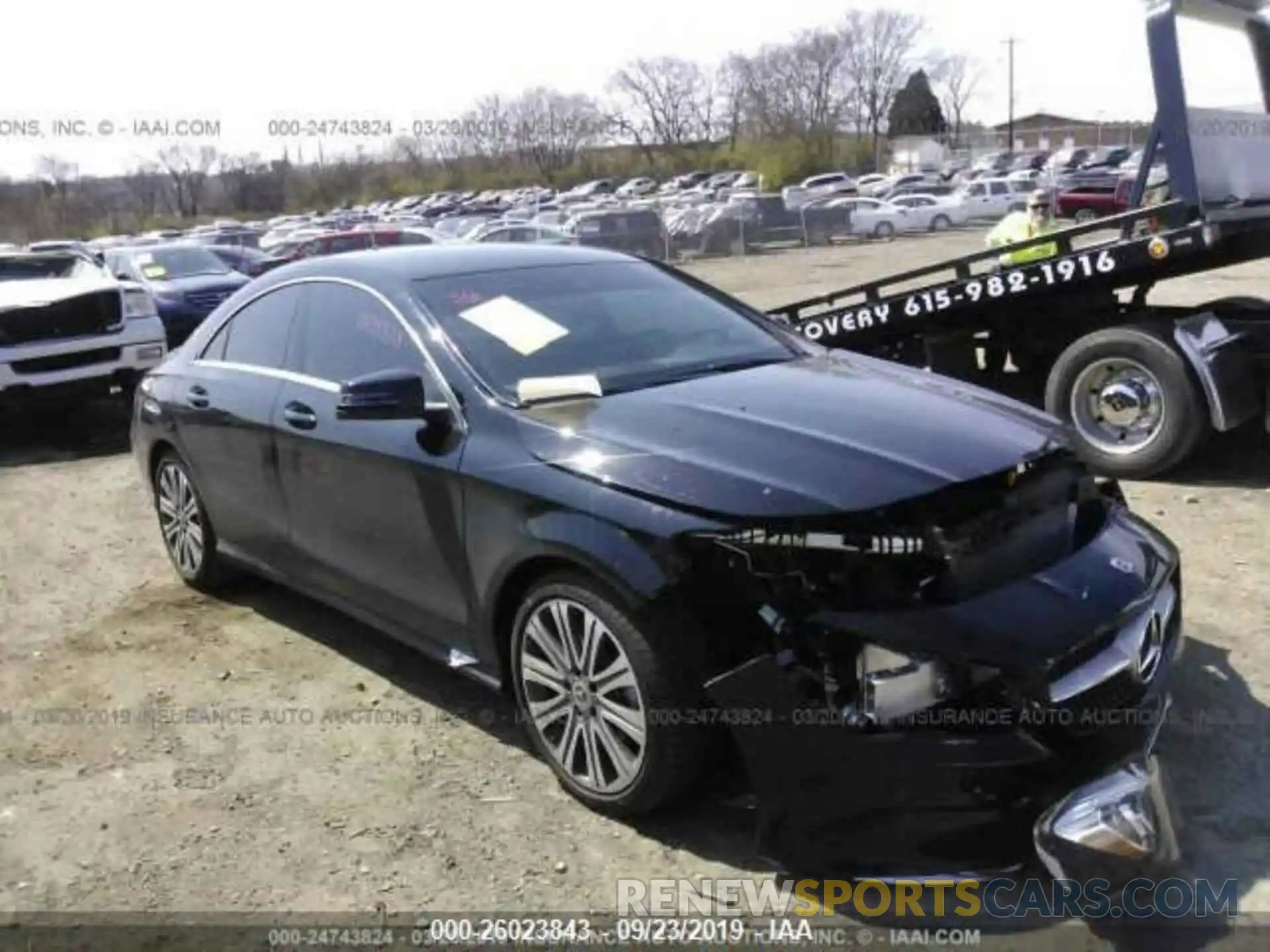 1 Photograph of a damaged car WDDSJ4EB8KN712663 MERCEDES-BENZ CLA 2019