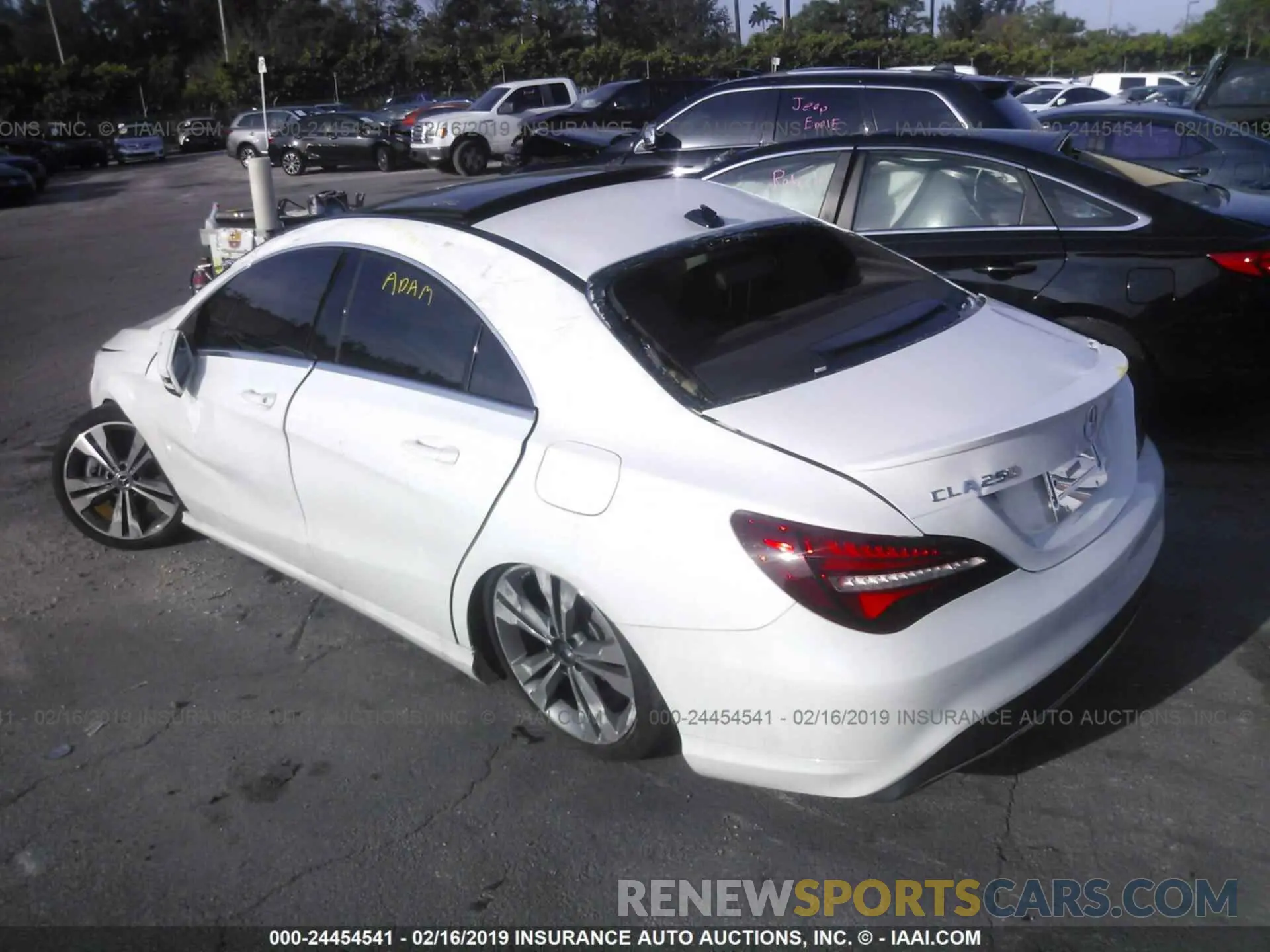 3 Photograph of a damaged car WDDSJ4EB8KN713893 MERCEDES-BENZ CLA 2019