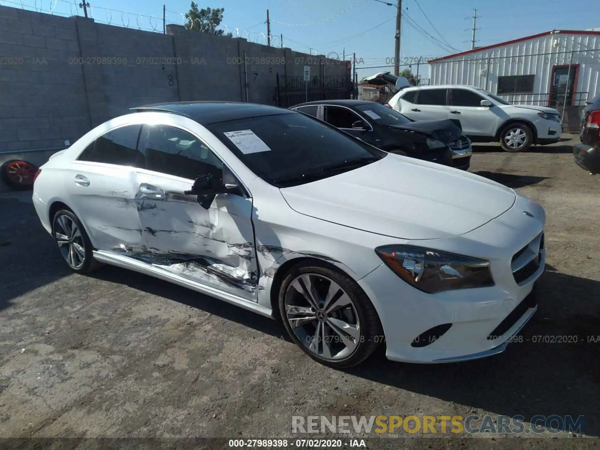 1 Photograph of a damaged car WDDSJ4EB8KN715076 MERCEDES-BENZ CLA 2019