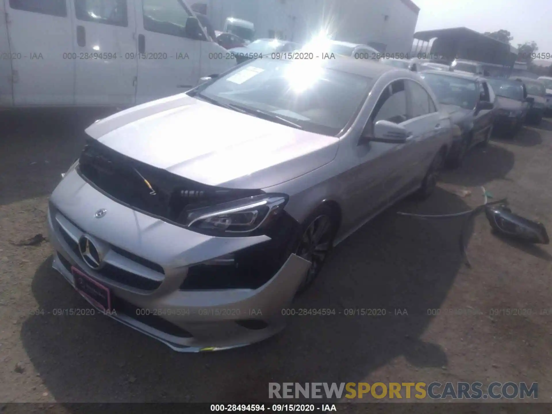 2 Photograph of a damaged car WDDSJ4EB8KN753763 MERCEDES-BENZ CLA 2019