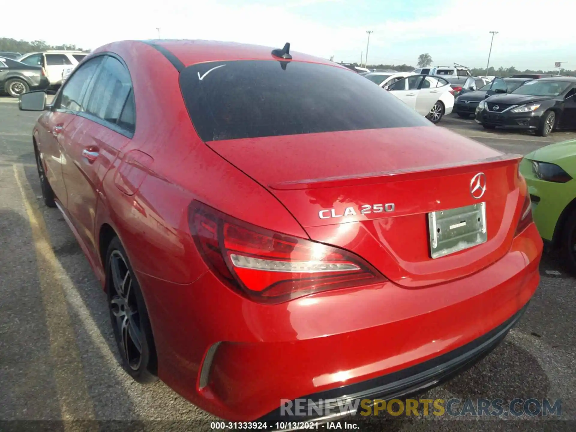 3 Photograph of a damaged car WDDSJ4EB9KN698840 MERCEDES-BENZ CLA 2019