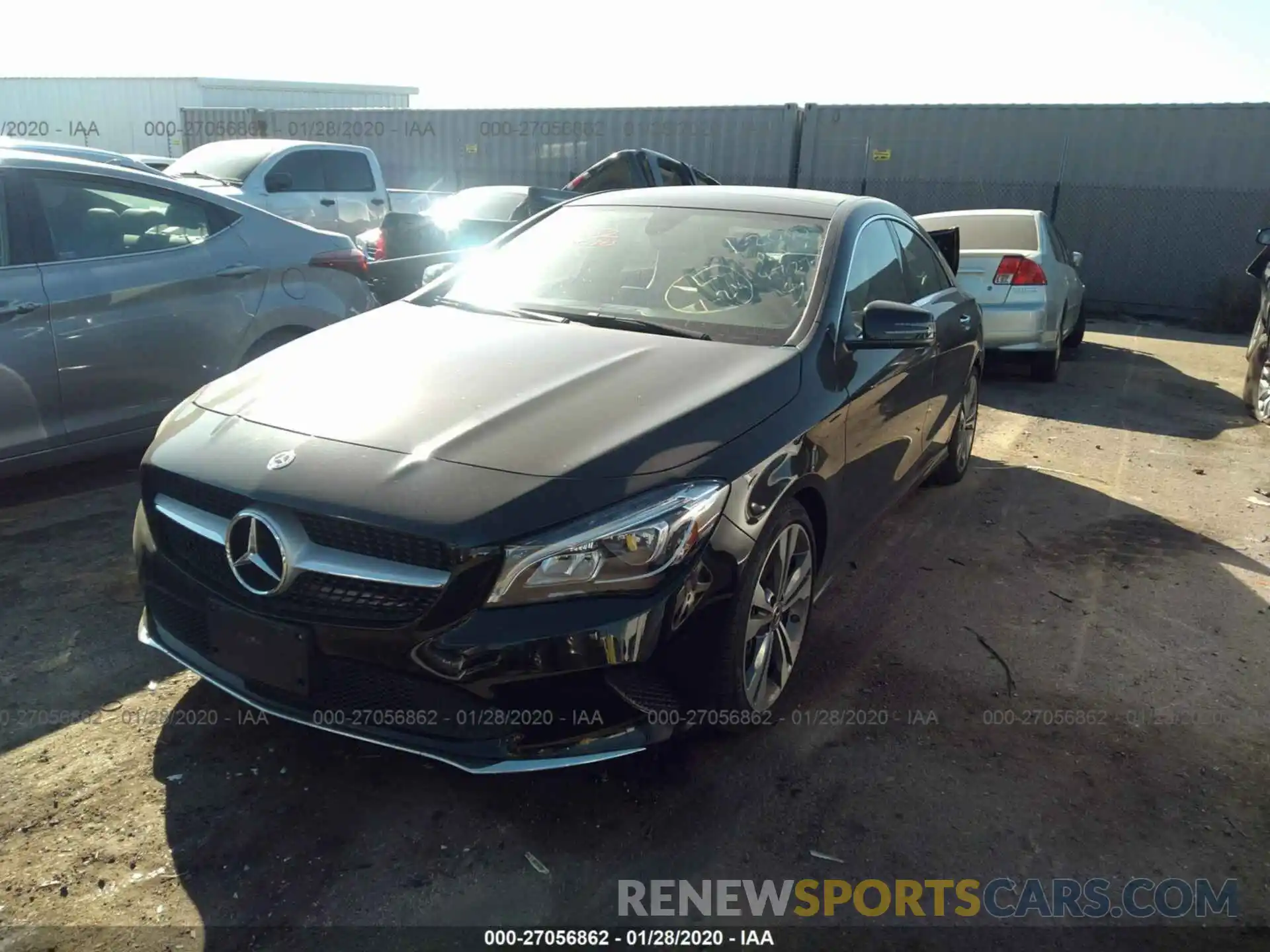 2 Photograph of a damaged car WDDSJ4EB9KN747275 MERCEDES-BENZ CLA 2019