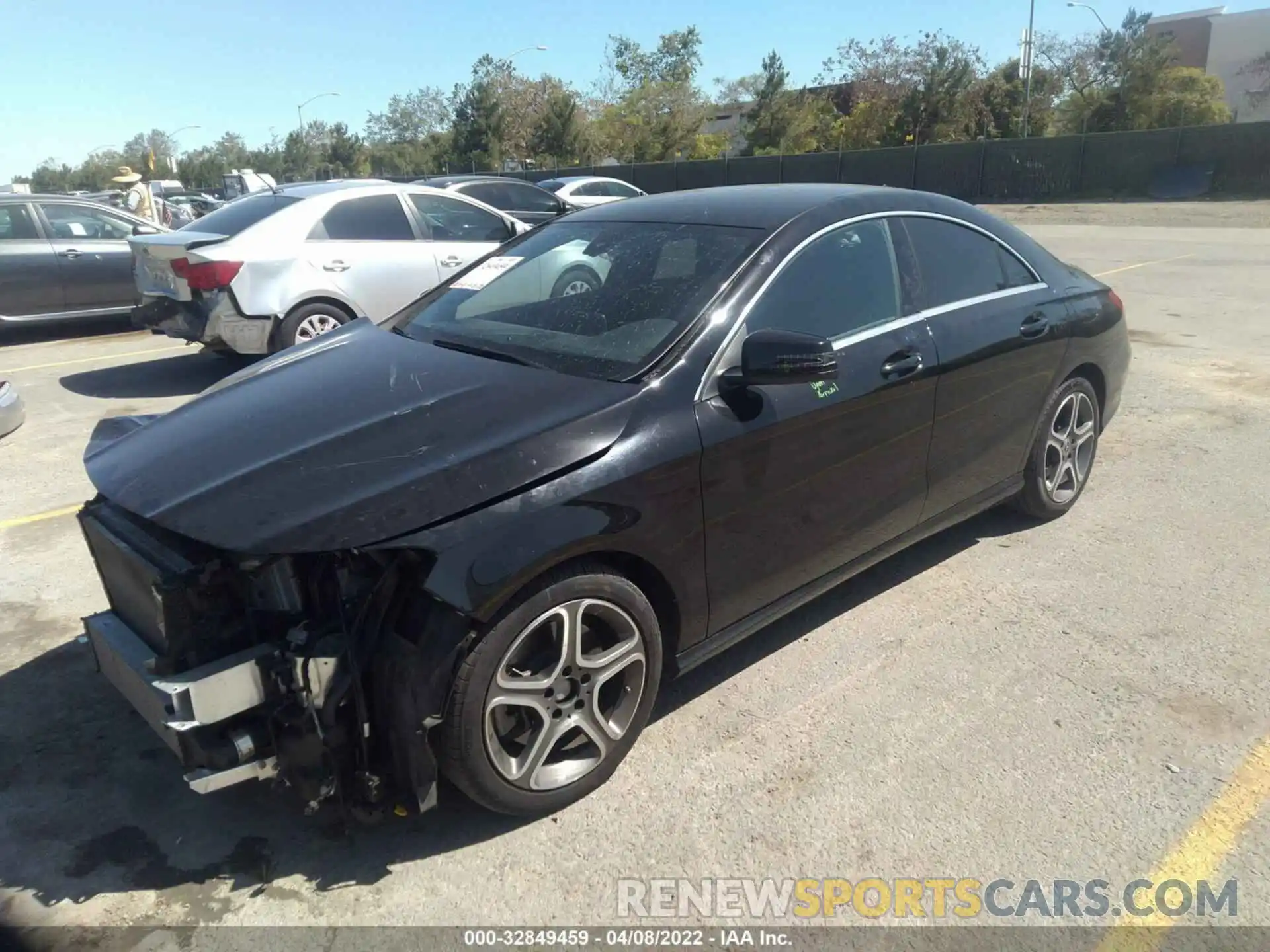 2 Photograph of a damaged car WDDSJ4EB9KN750645 MERCEDES-BENZ CLA 2019