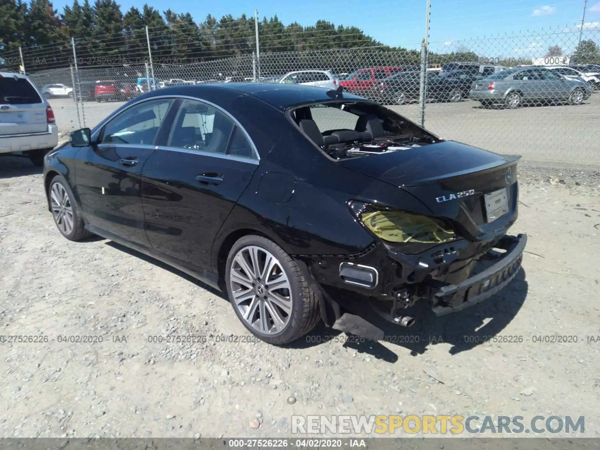 3 Photograph of a damaged car WDDSJ4GB1KN759935 MERCEDES-BENZ CLA 2019