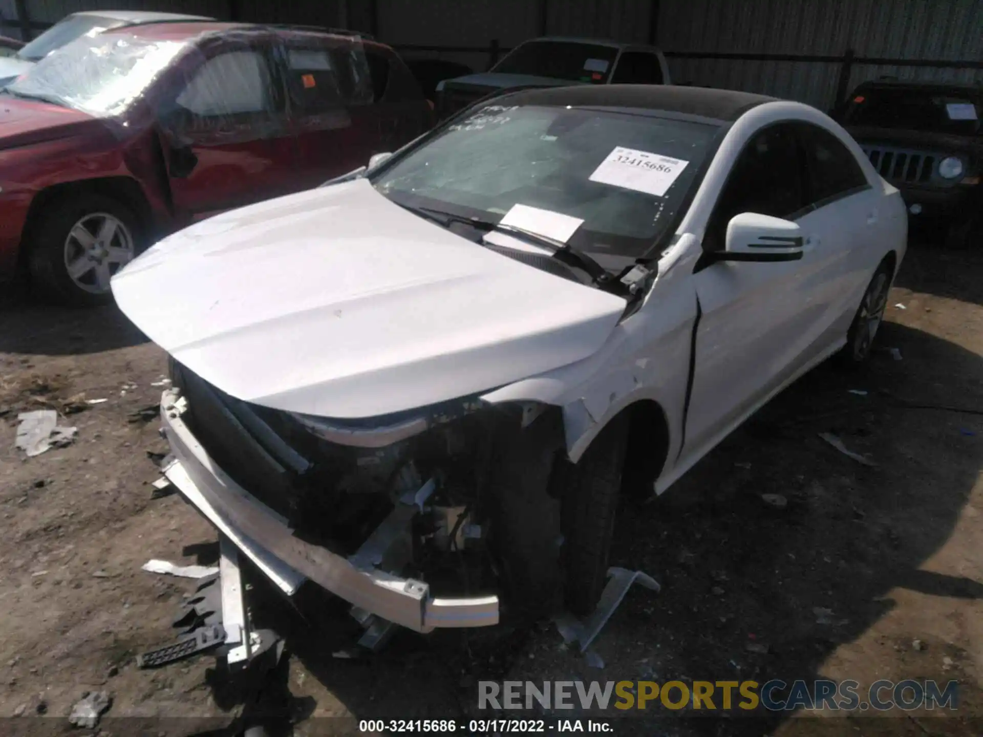 2 Photograph of a damaged car WDDSJ4GB4KN698693 MERCEDES-BENZ CLA 2019