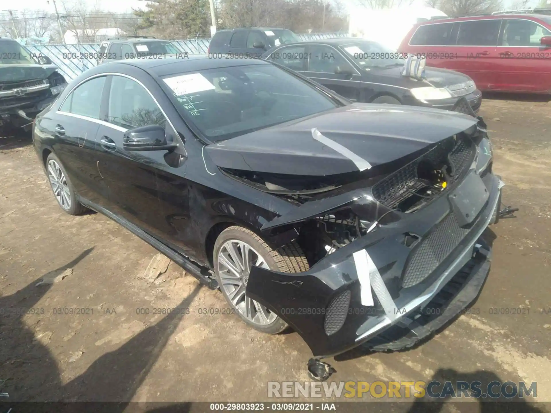 1 Photograph of a damaged car WDDSJ4GB4KN765163 MERCEDES-BENZ CLA 2019