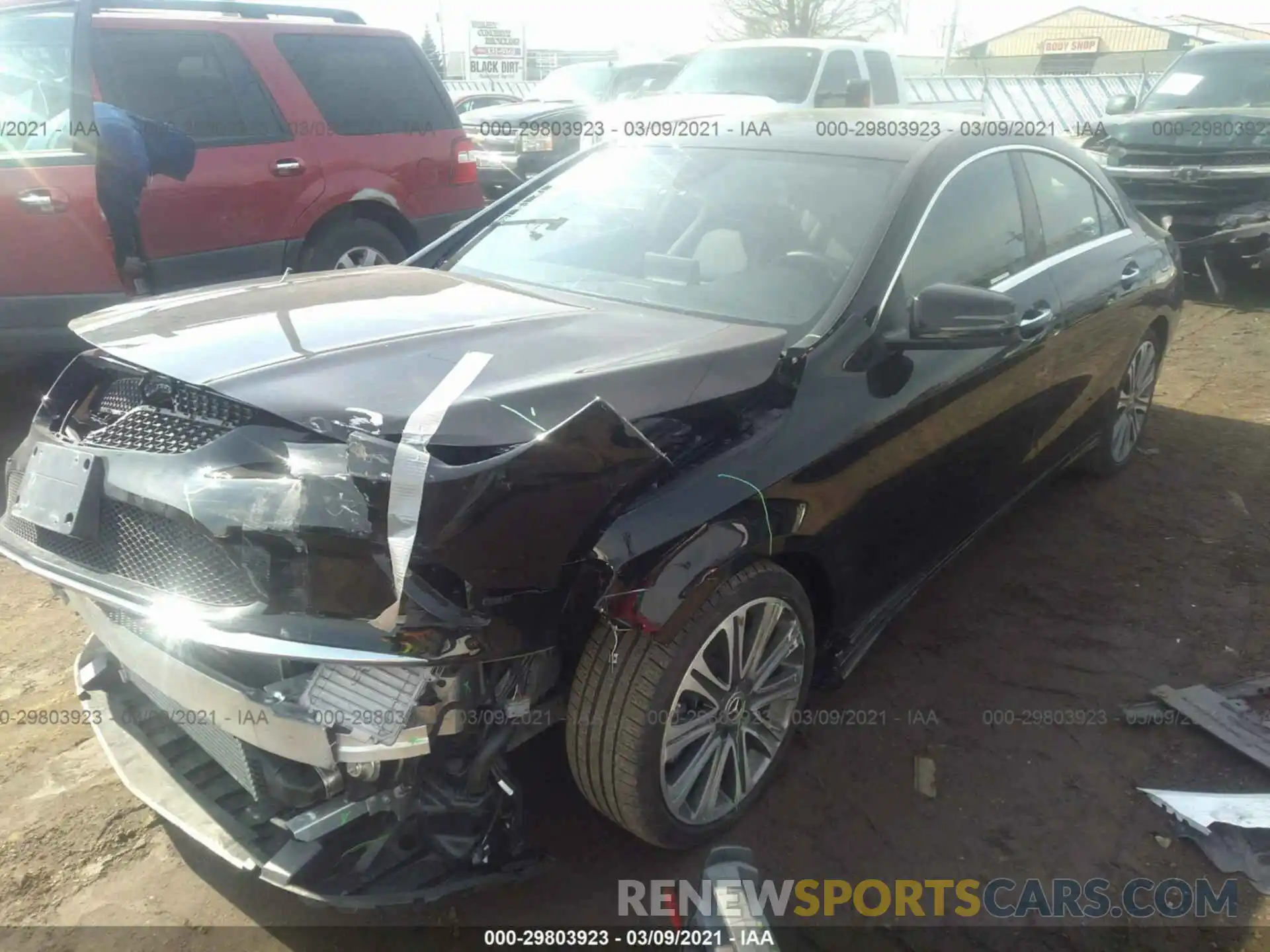 2 Photograph of a damaged car WDDSJ4GB4KN765163 MERCEDES-BENZ CLA 2019